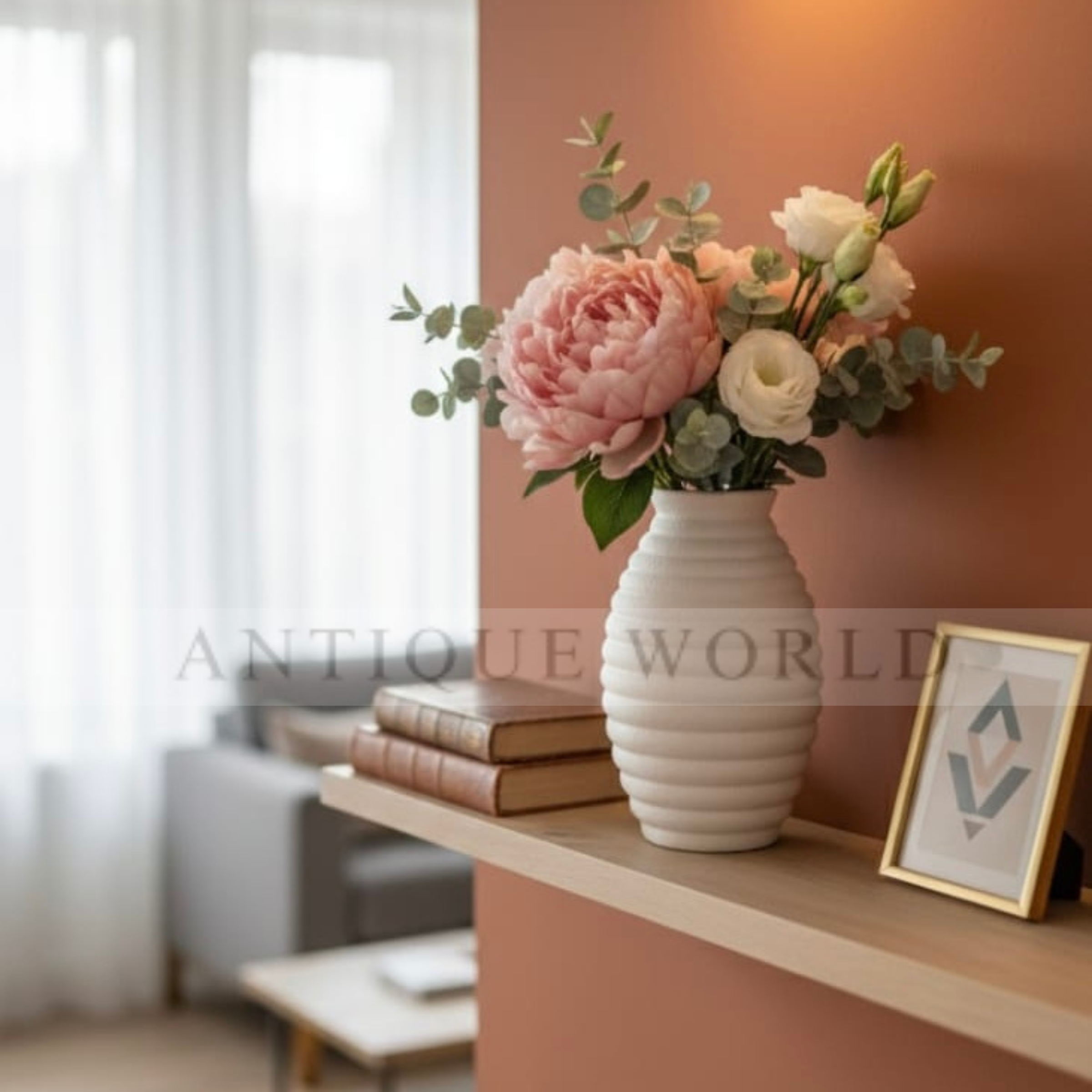 Obsidian Ripple Vase