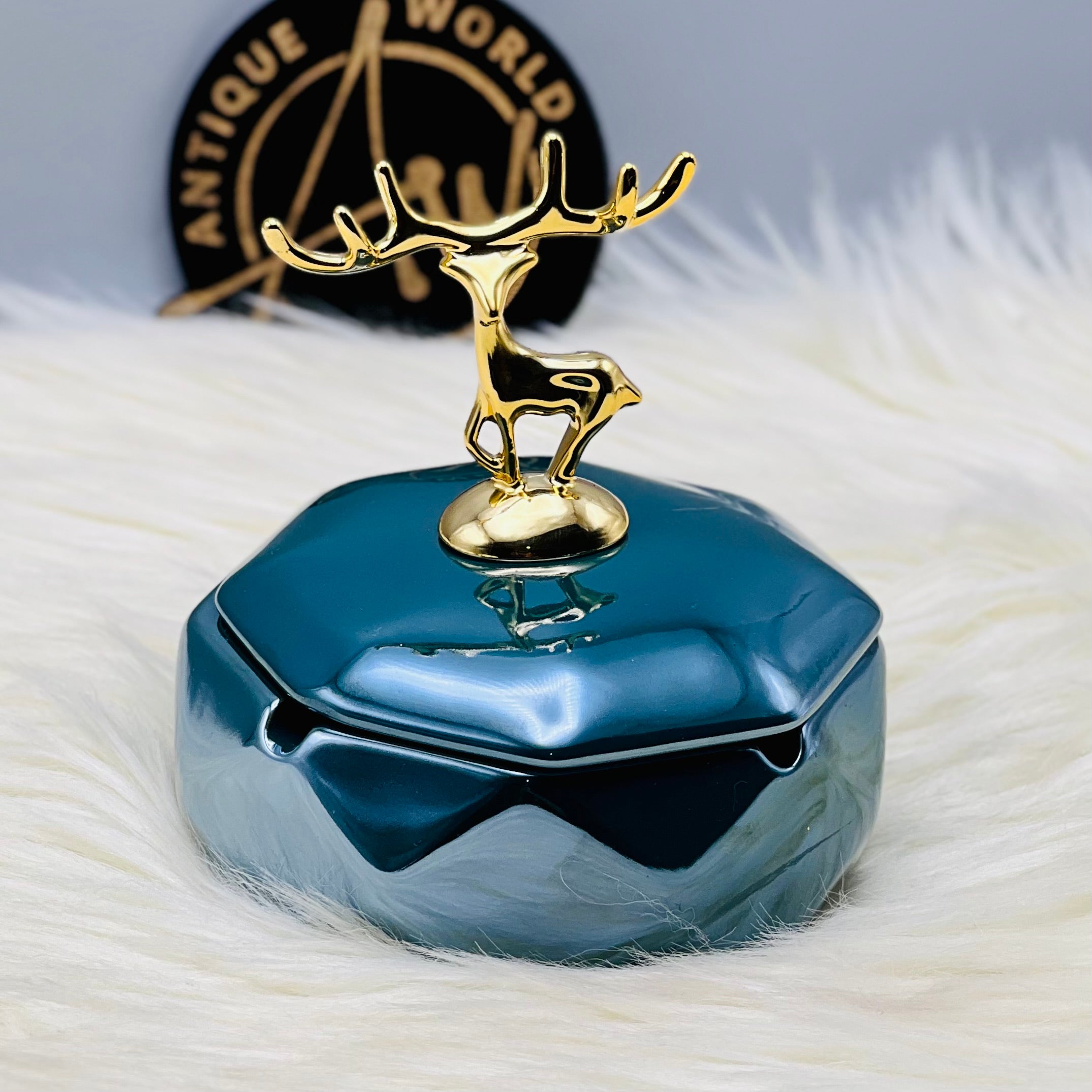 Deer Bedside Ceramic Ashtray