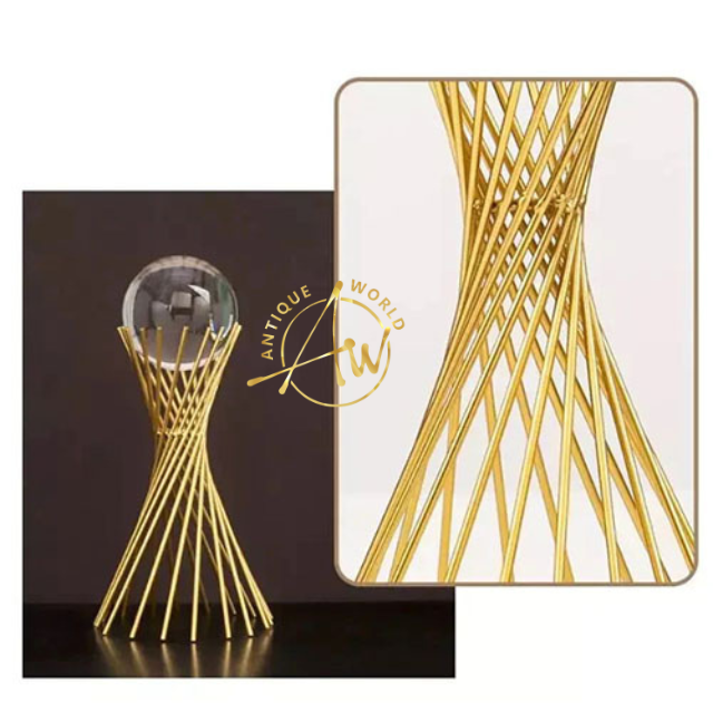 Crystal Ball-Triangular Ornament