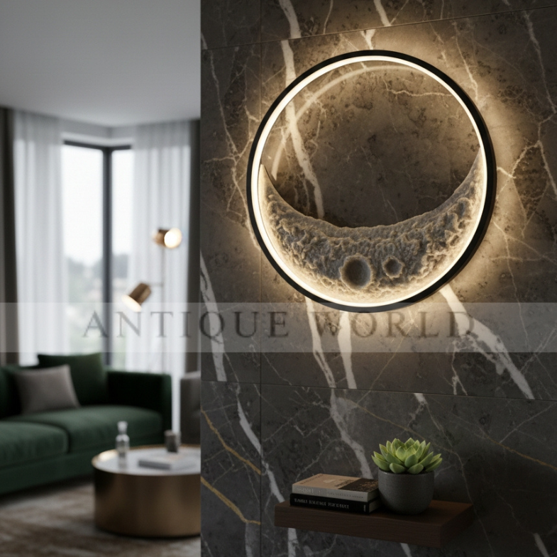 Cosmic Delight Wall Moon Lamp