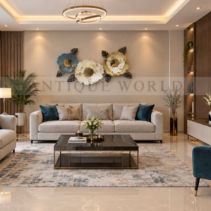 Ivory Petal Luxe Elegance Wall Art