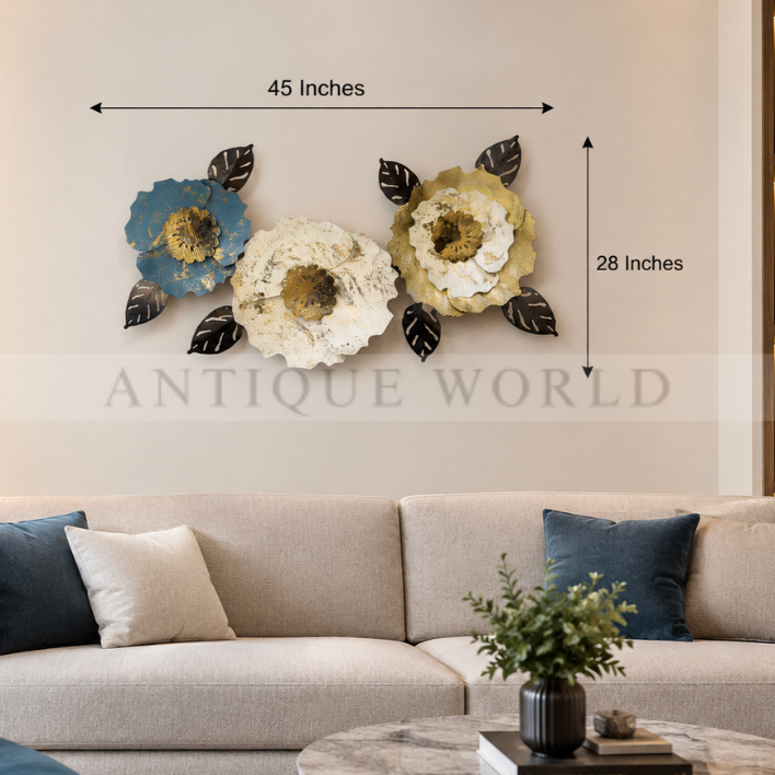 Ivory Petal Luxe Elegance Wall Art