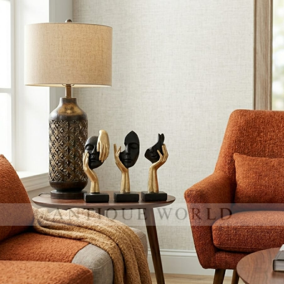 Golden Touch Trio Sculptures