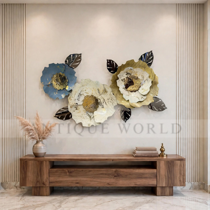 Ivory Petal Luxe Elegance Wall Art
