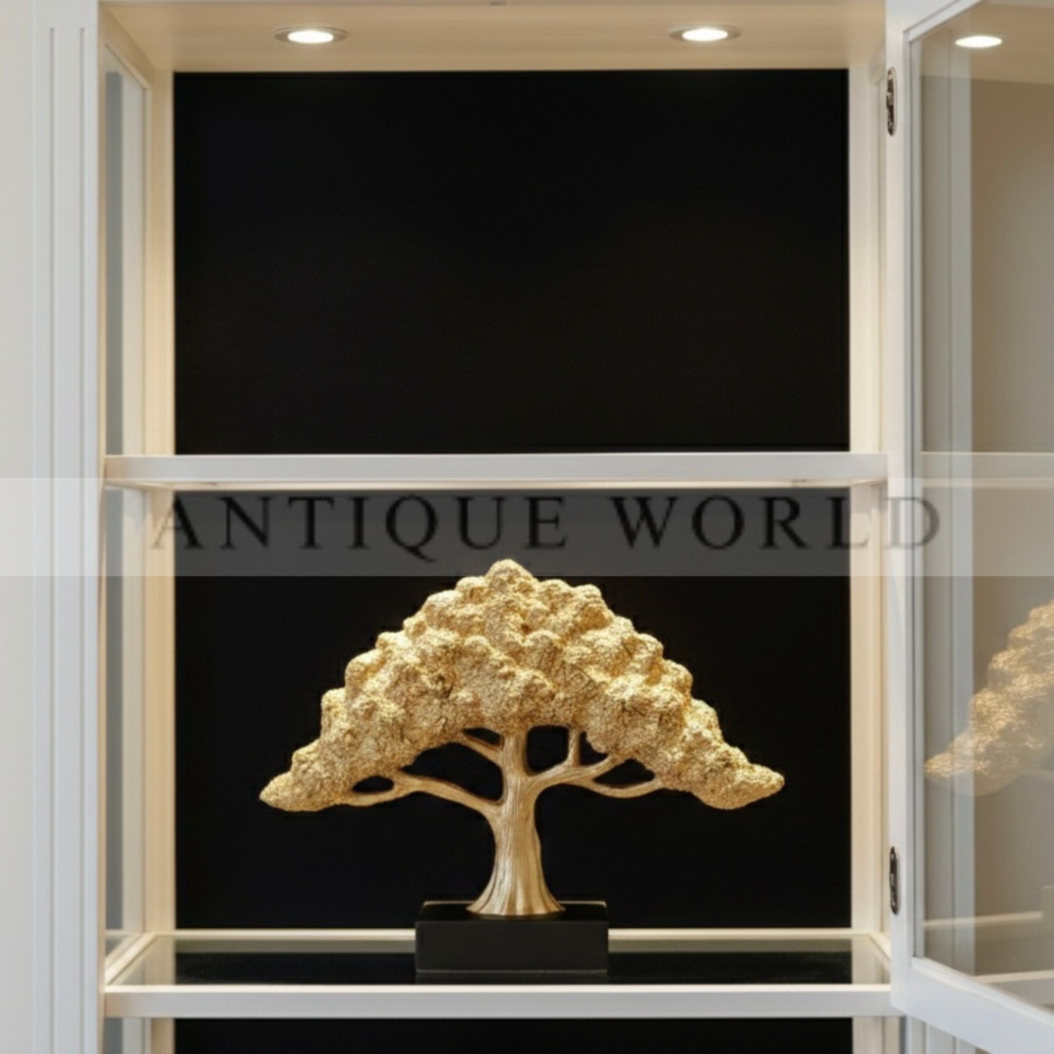 Serene Bonsai Tree Table Sculpture