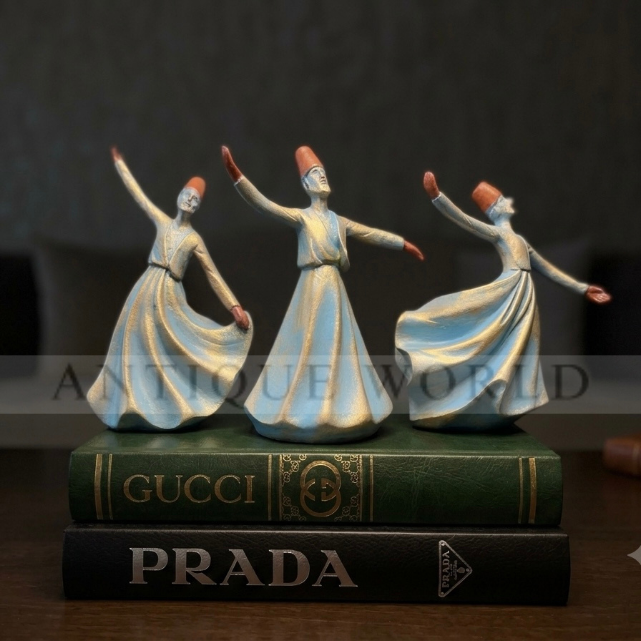 Classical Dervish Art Sculpture( Set of 3)