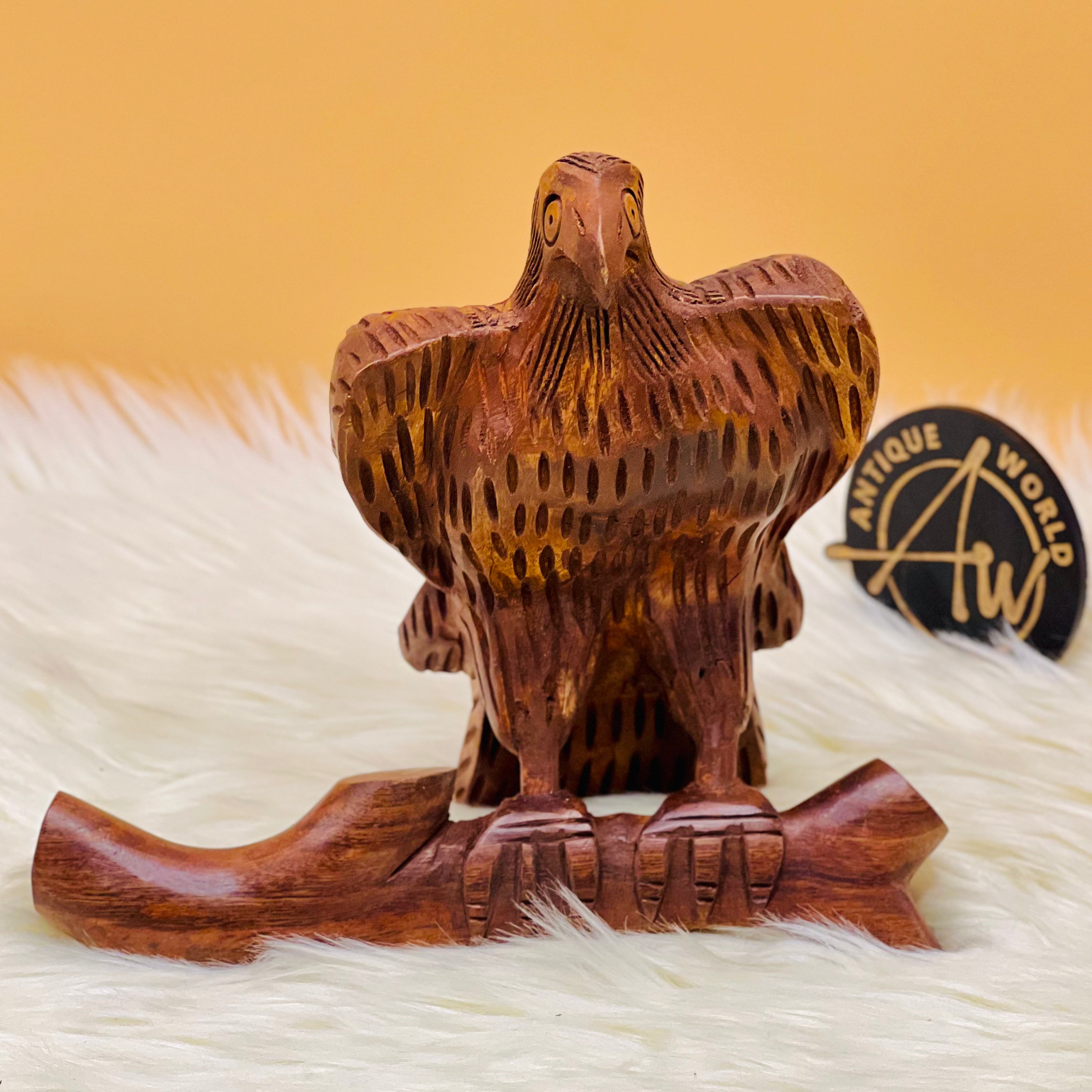 Handcrafted Falcon Sculpture