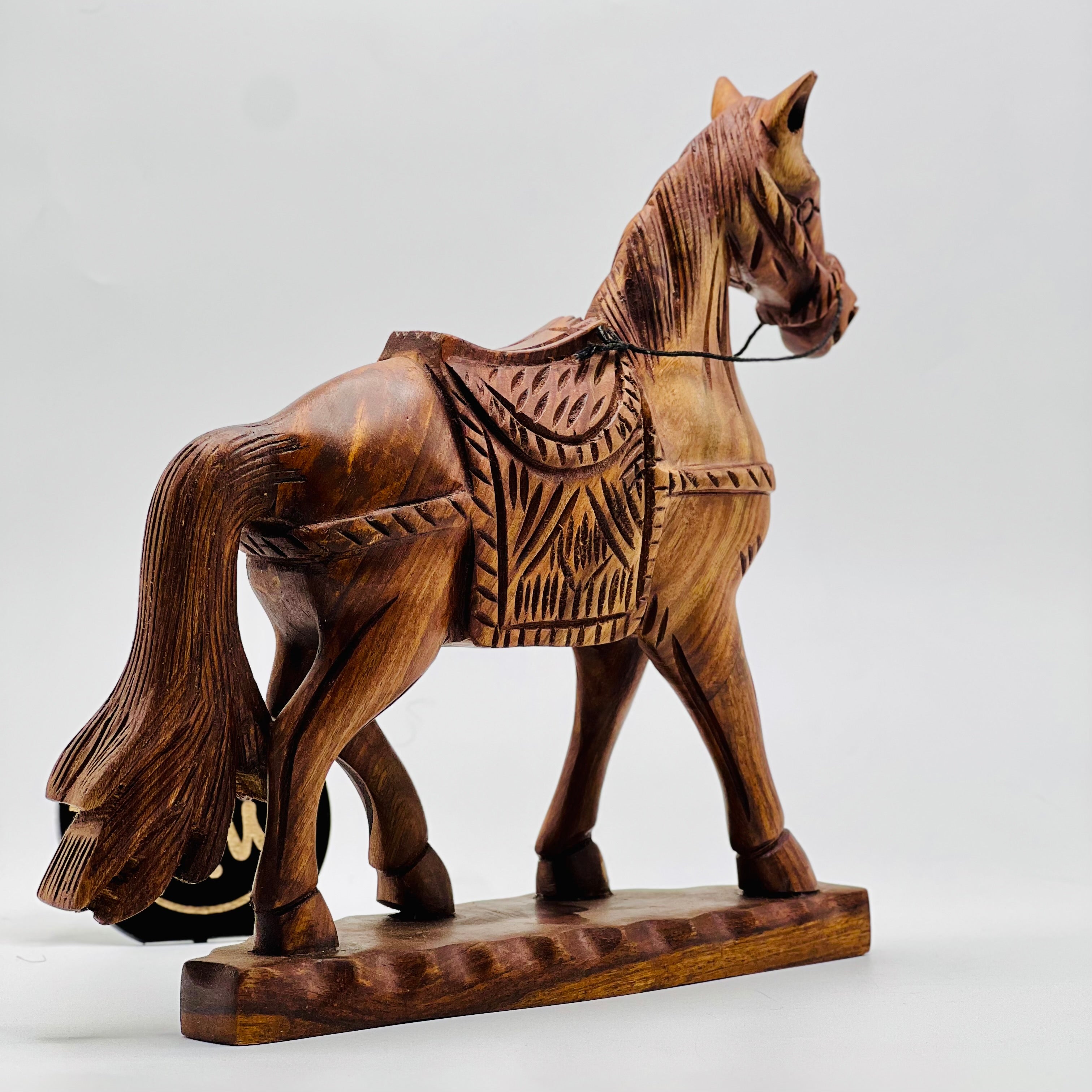 Sheesham Wood Horse Sculpture