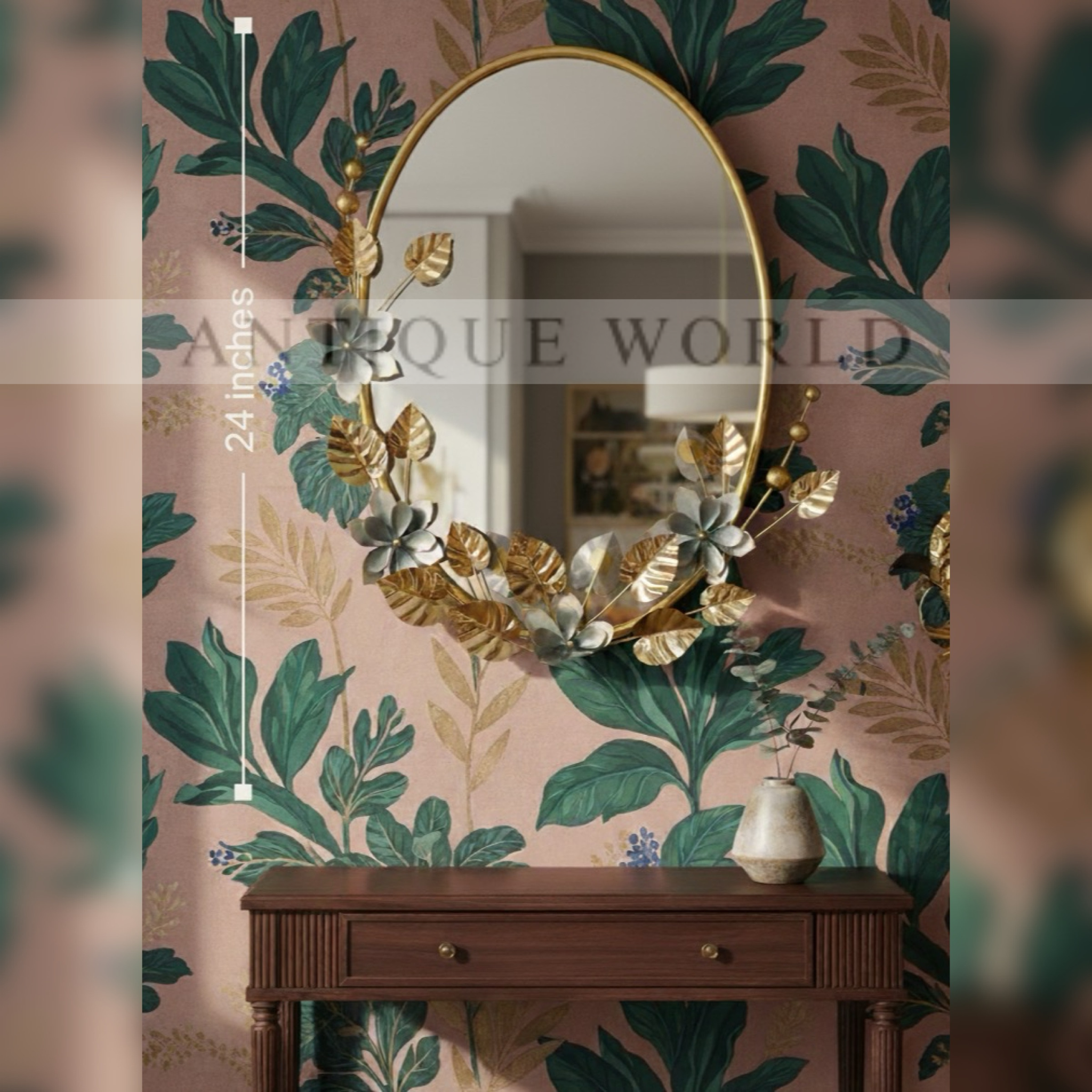 Artisan Gold Bloom Mirror