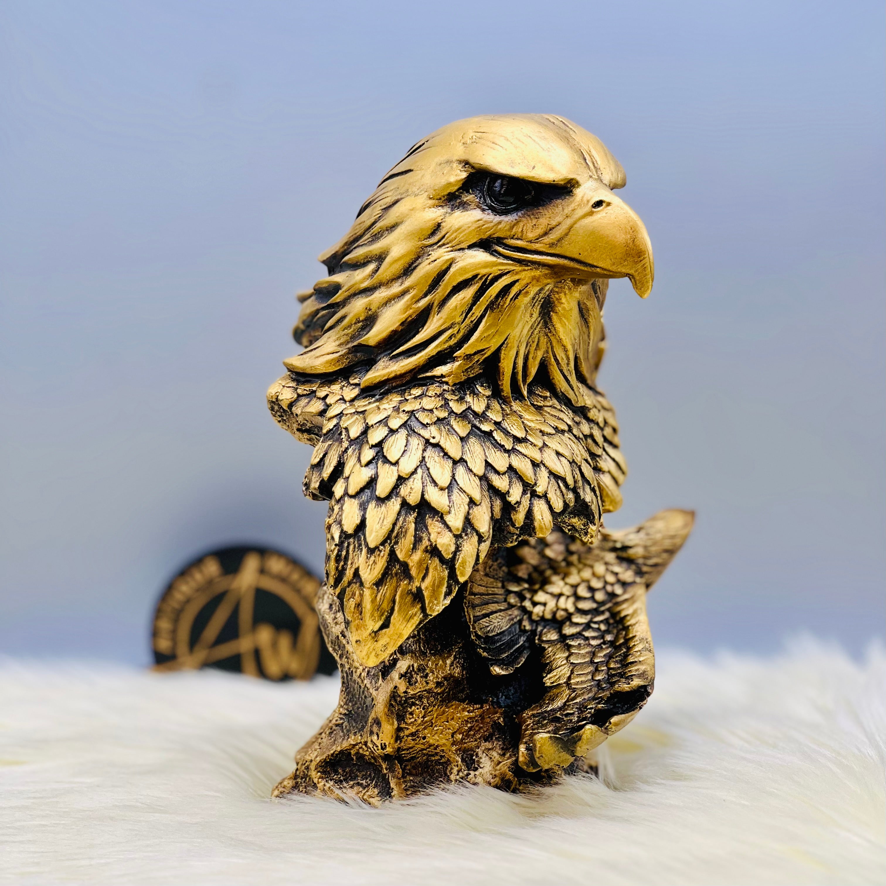 Majestic Hawk Statue