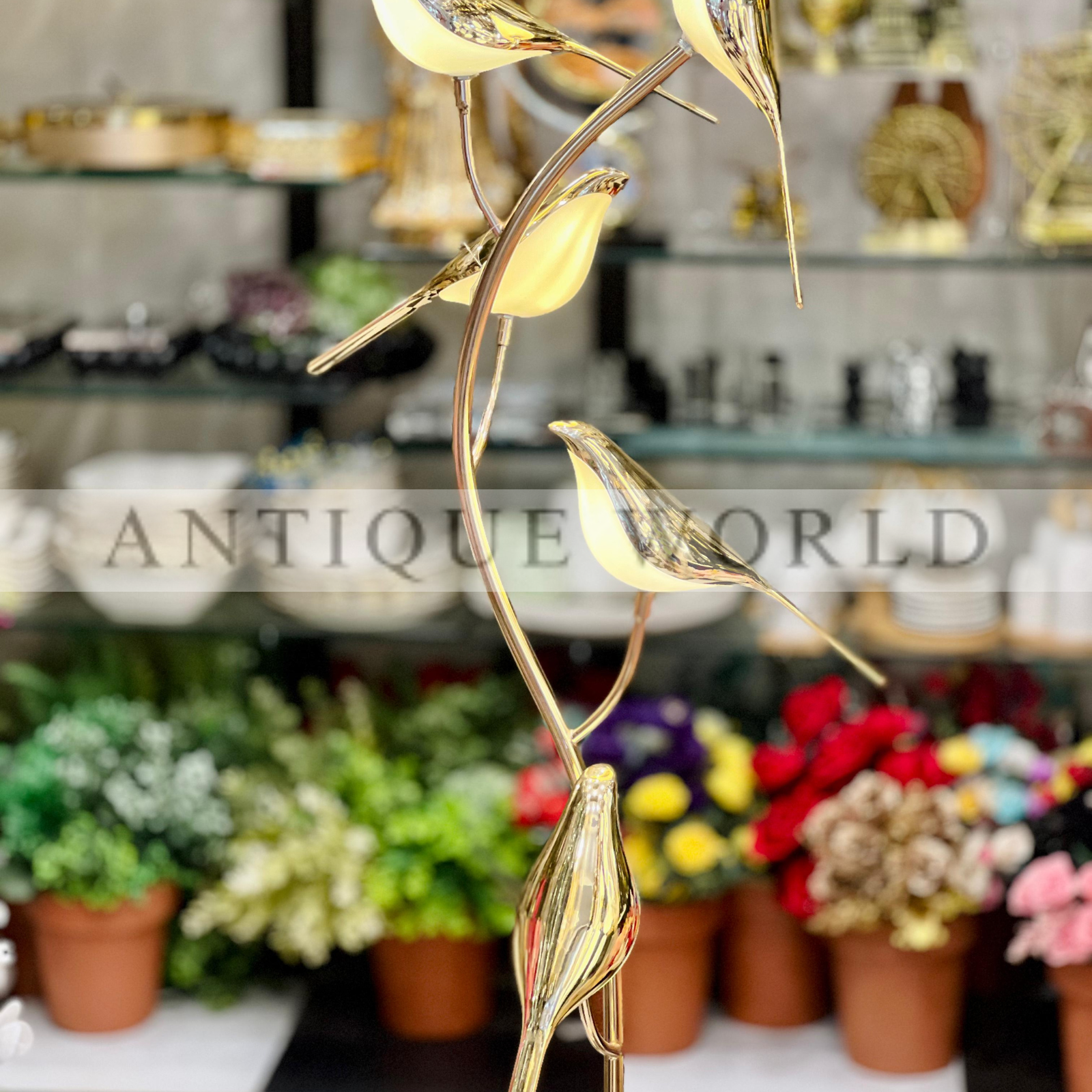 LED Dove Floor Lamp