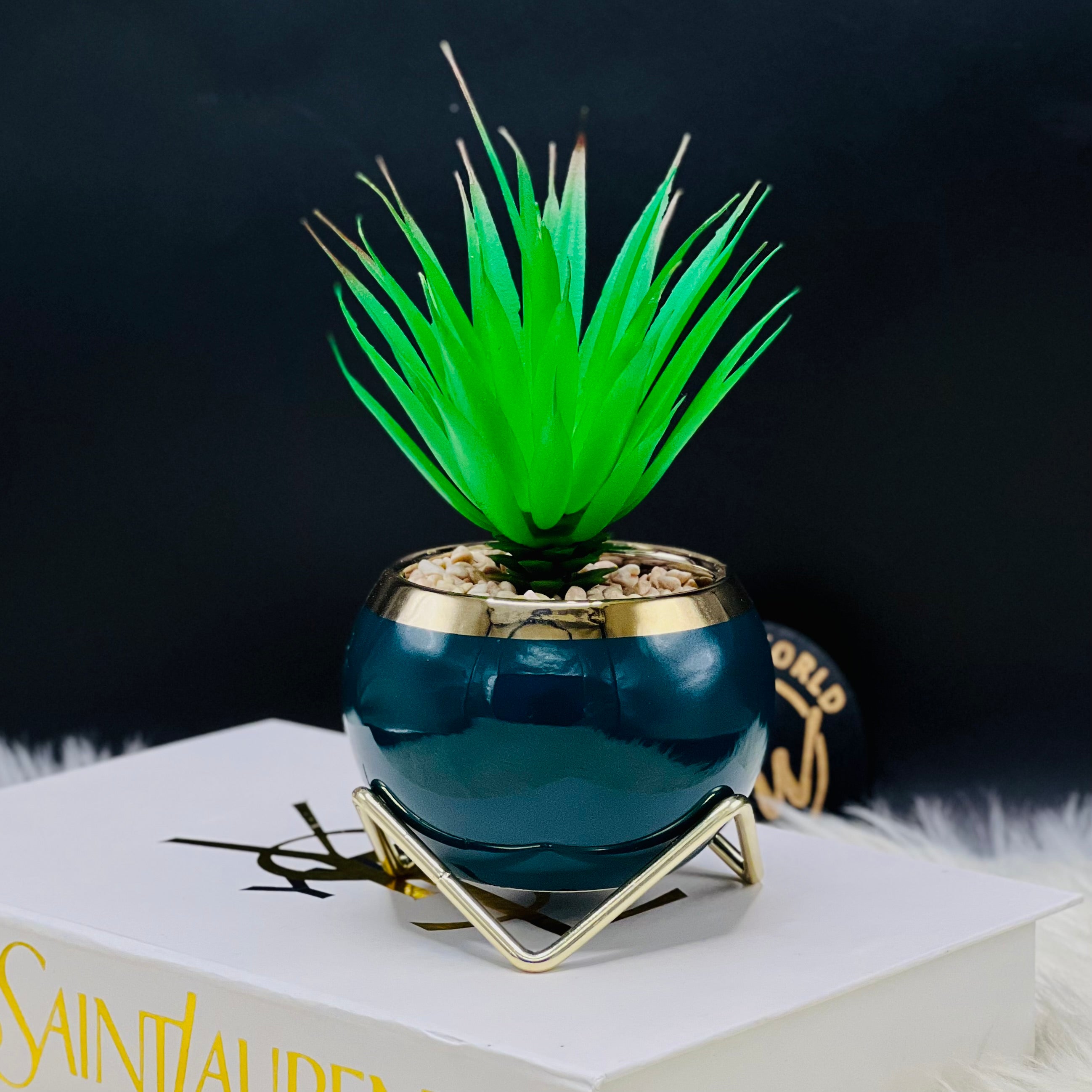 Artificial Cactus Plant Vase