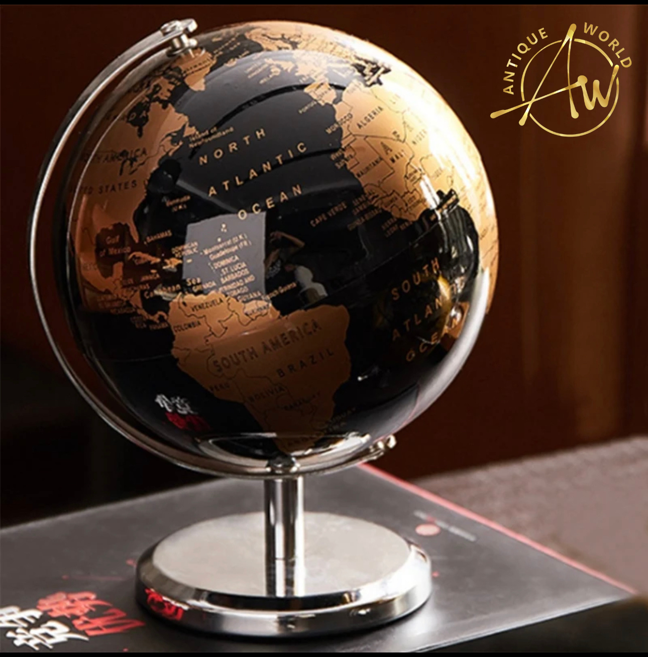 Retro World Globe