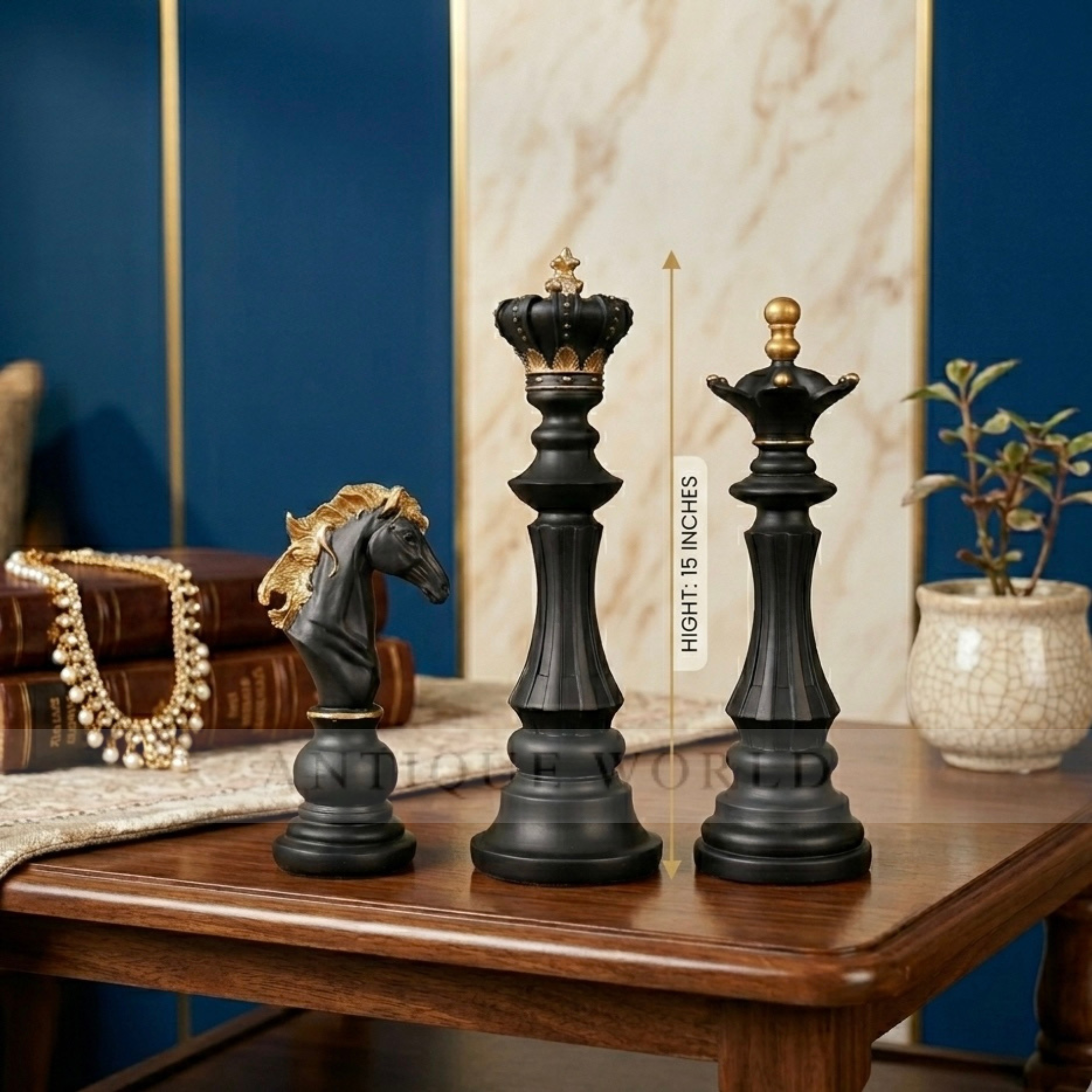 The Grand Imperial Trio Chess Decor