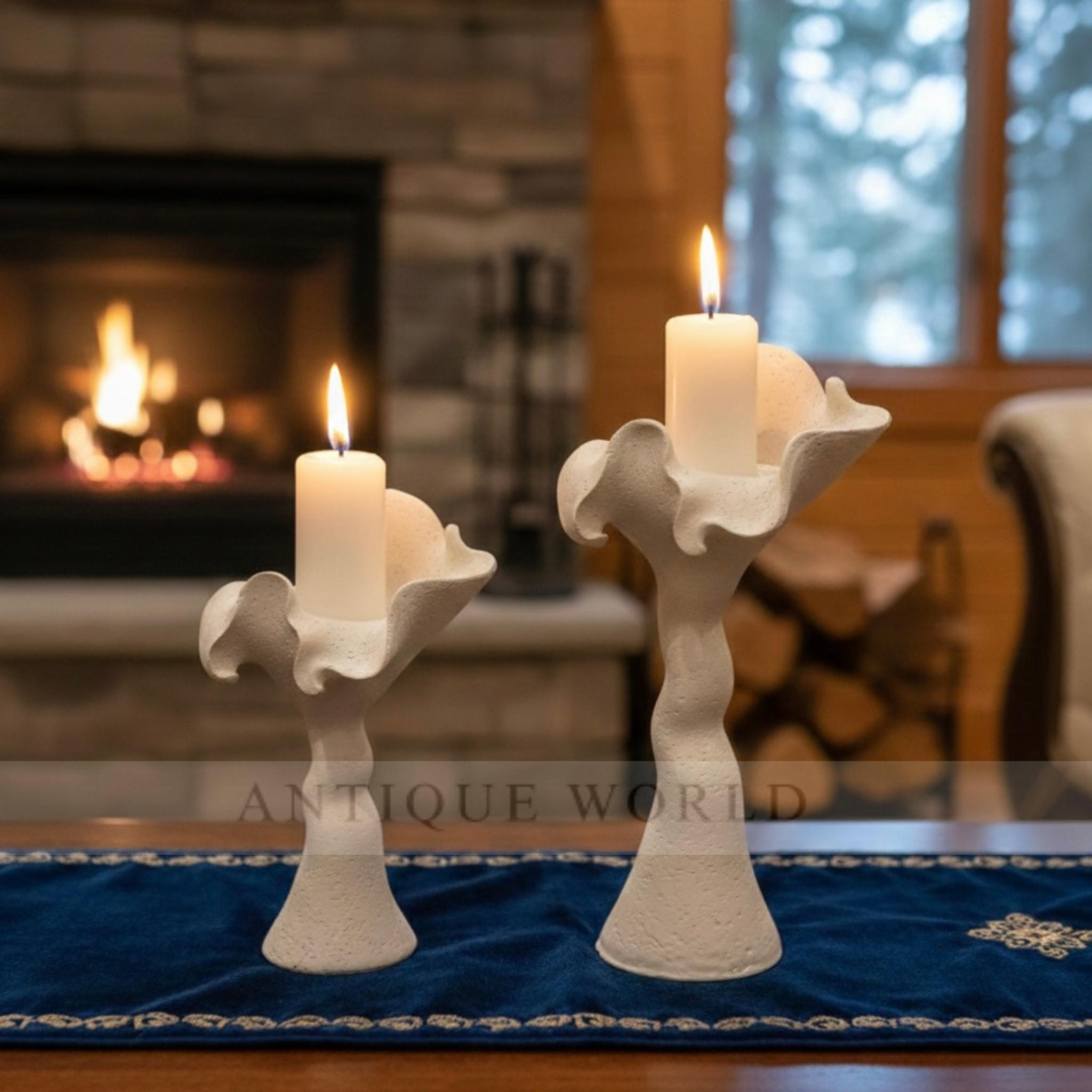 Elegant Edges Candles (Set of 2)