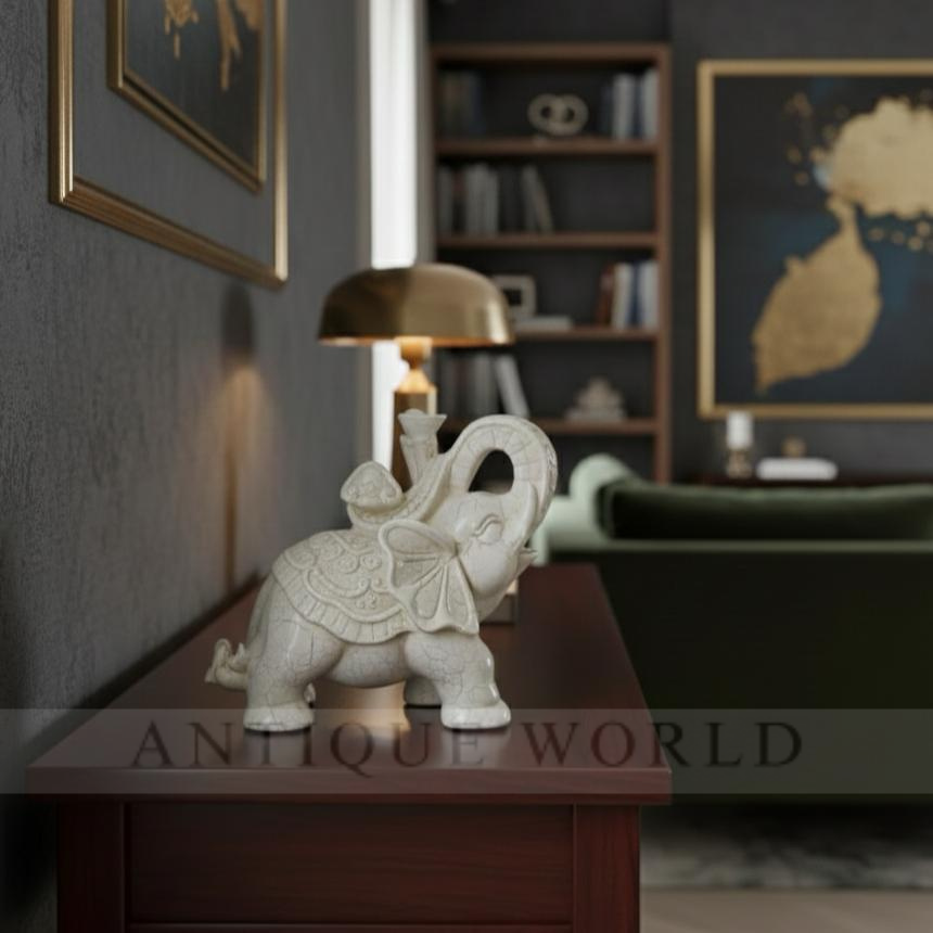 Royal Ornate Elephant Statue