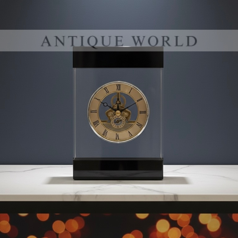 Crystal Gear Elegance Clock