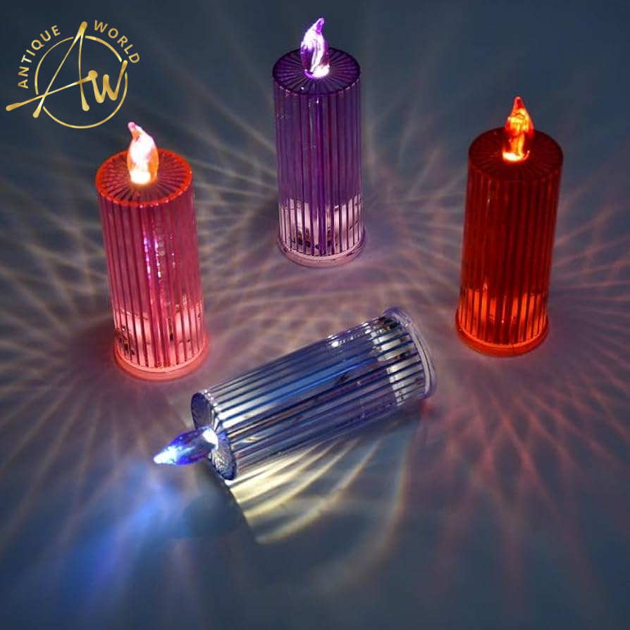 Colourful Electric Candles(Set of 2)