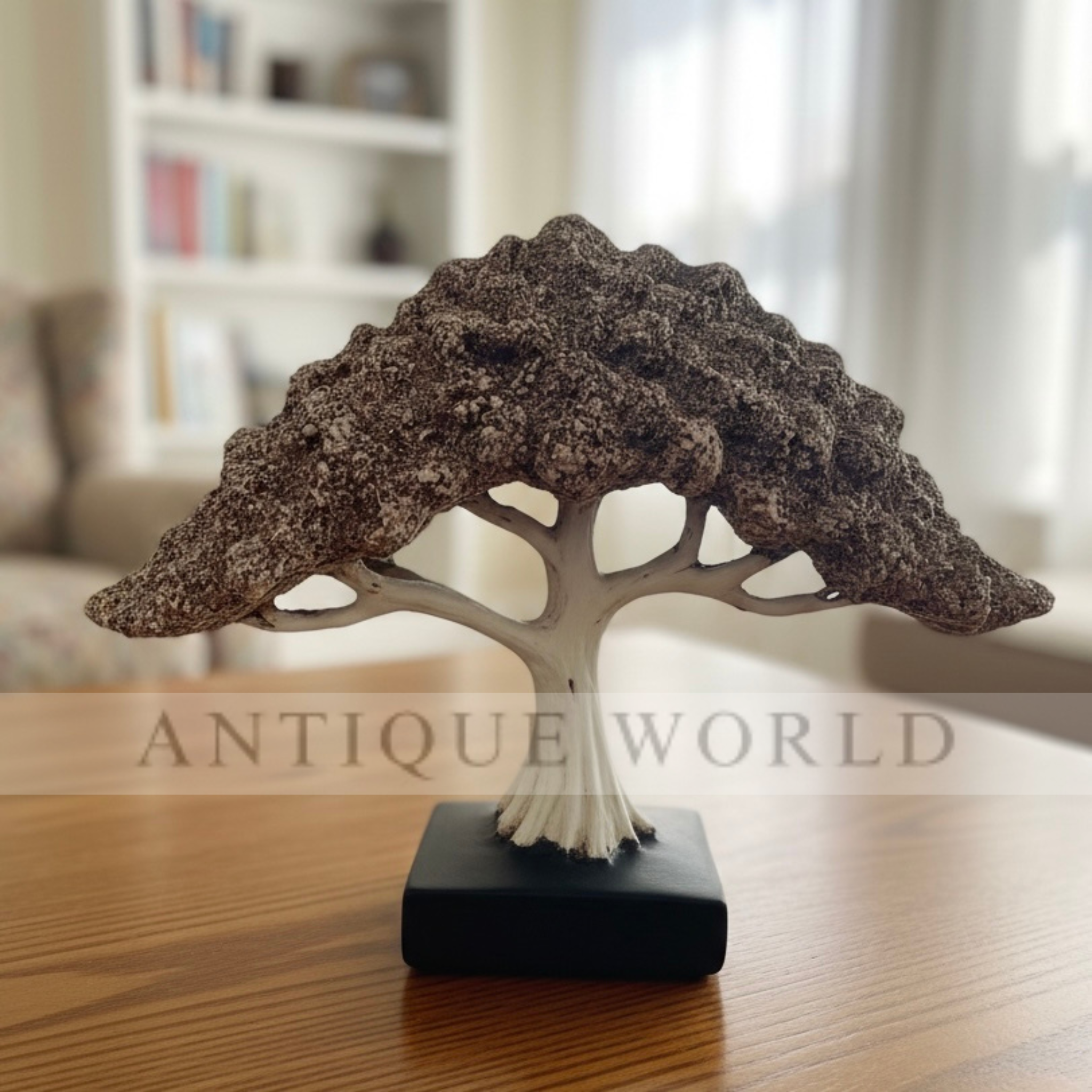 Serene Bonsai Tree Table Sculpture