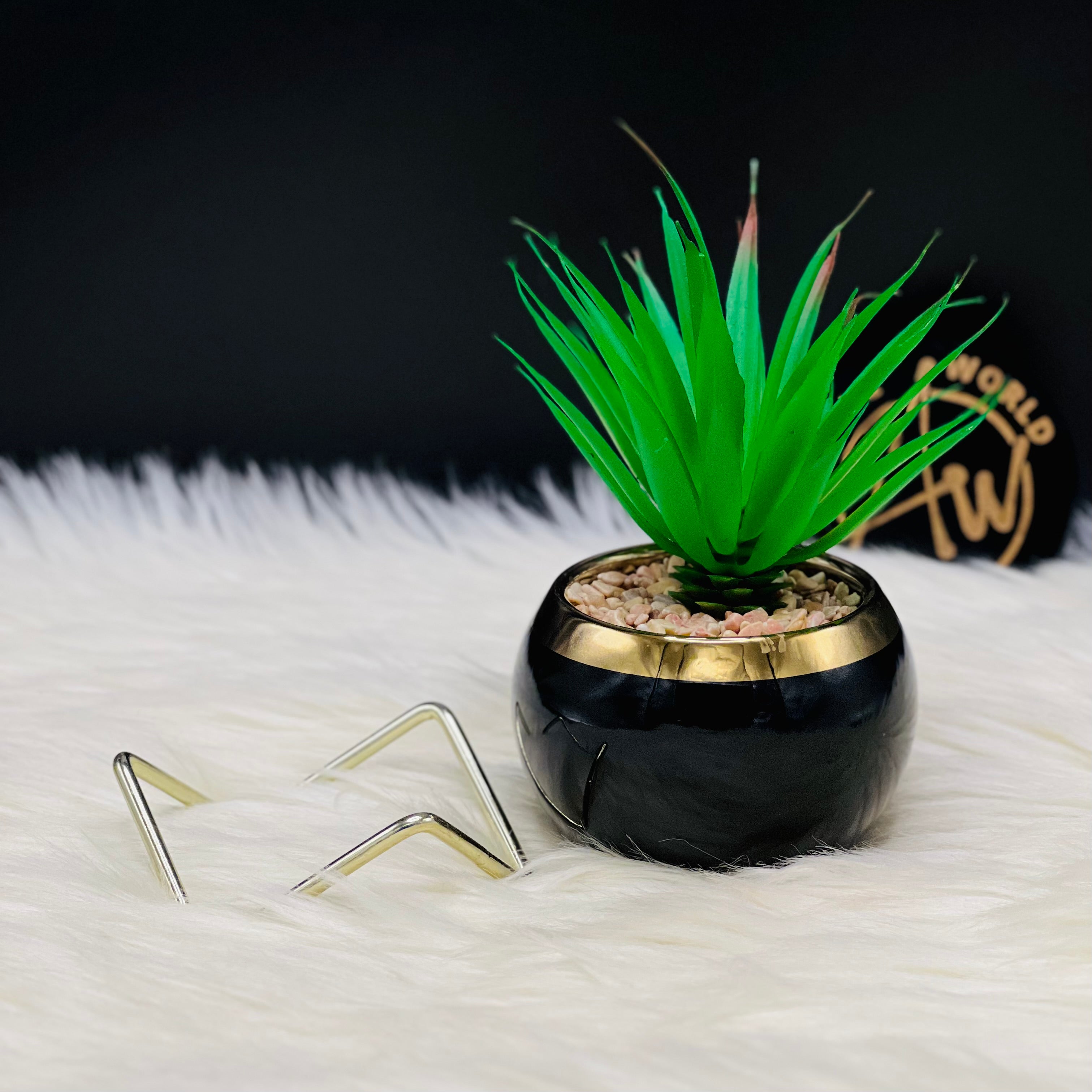 Artificial Cactus Plant Vase