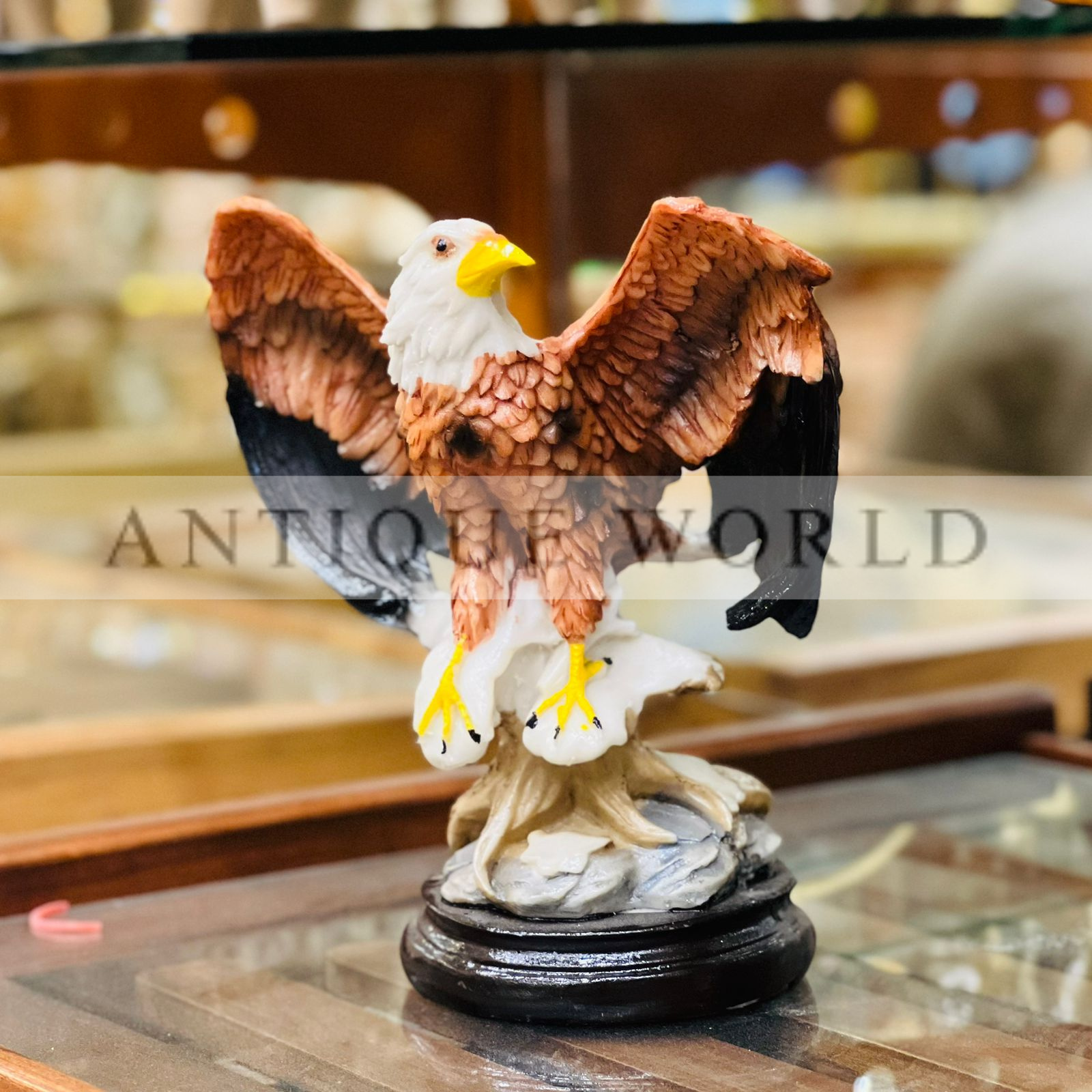 Miniature Falcon Sculpture Art