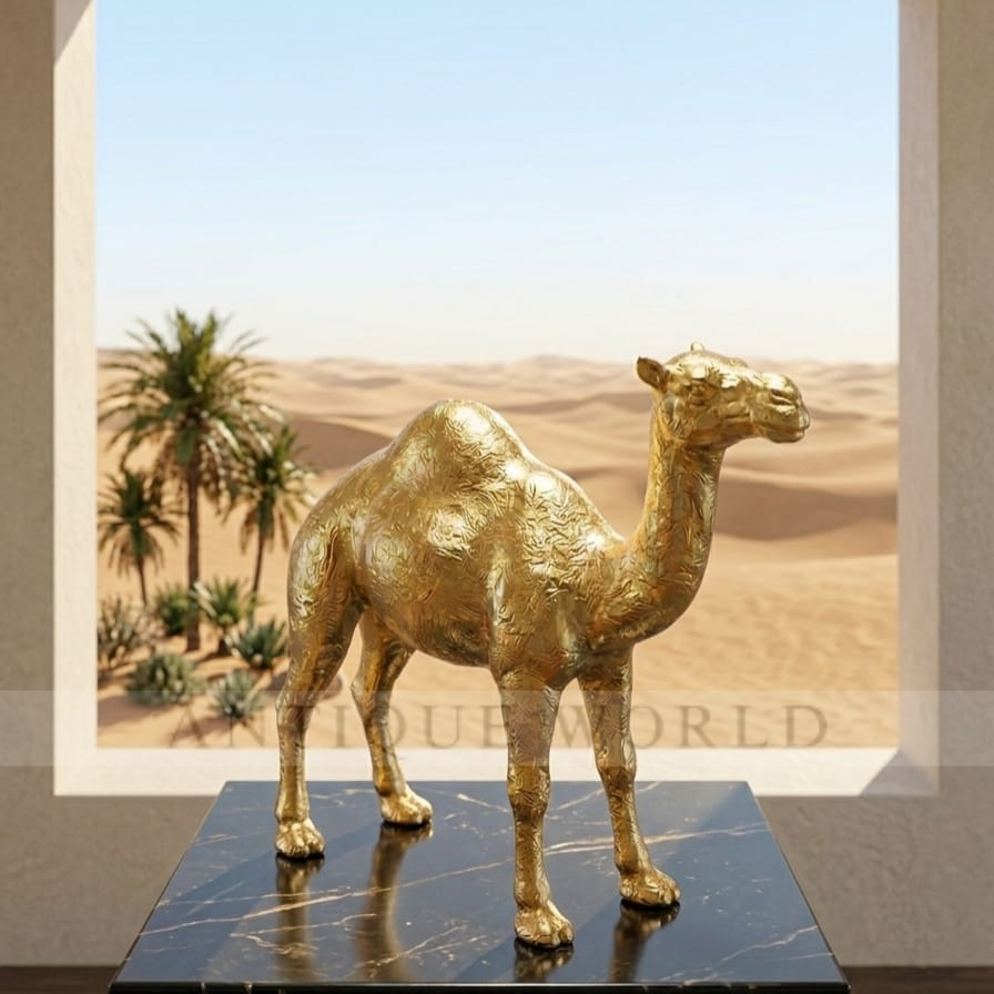 Luxury Gilded Camel Decor