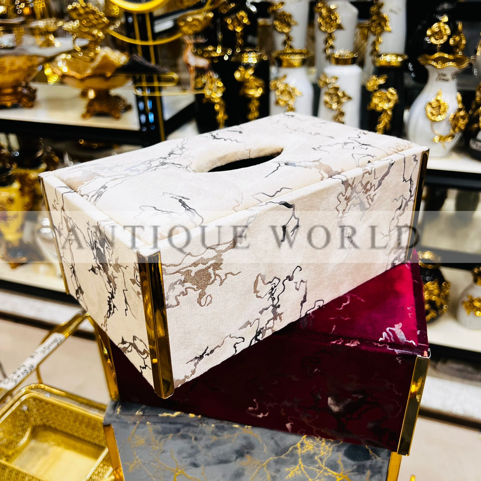 Leather Tissue Box