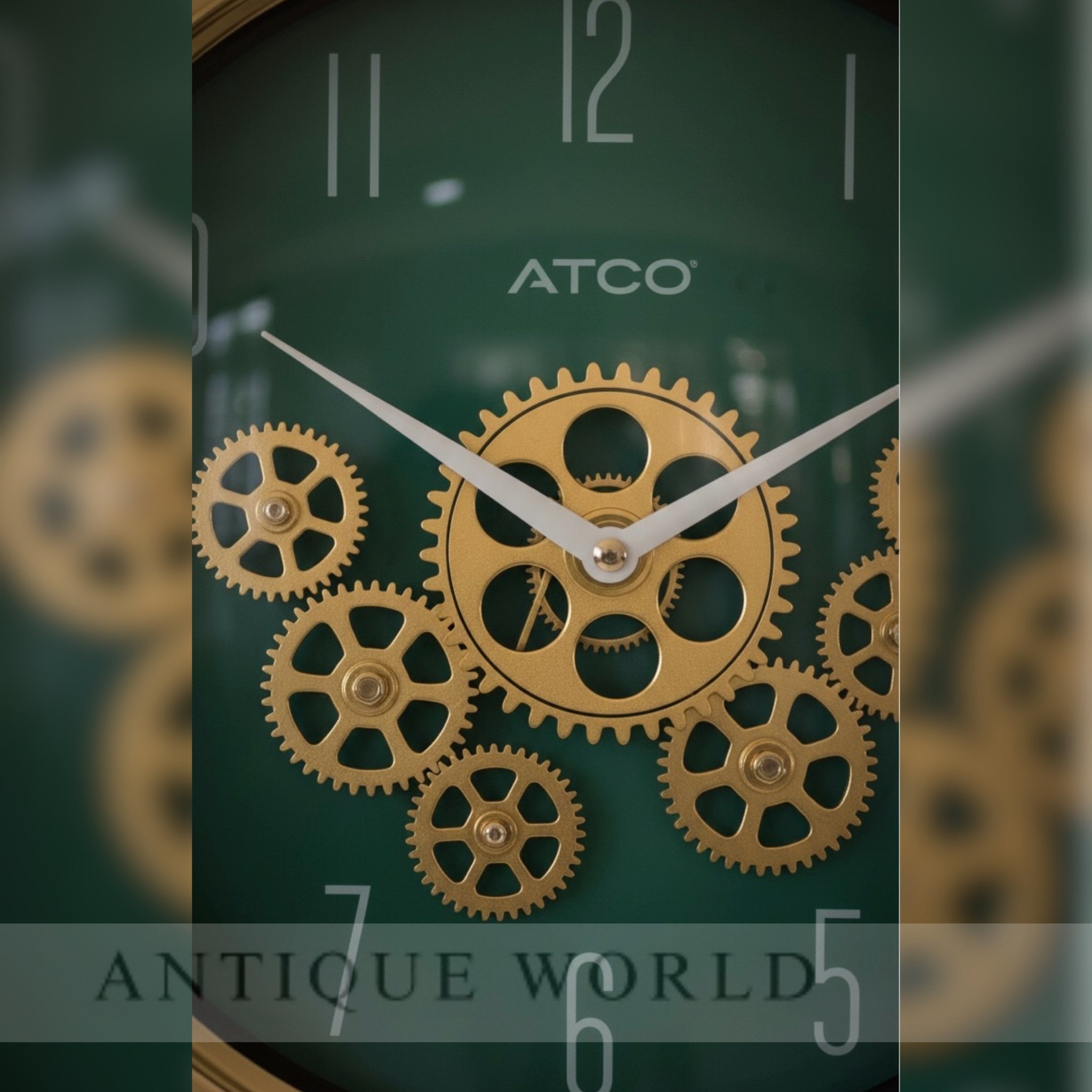 Steampunk Gears Tripod Floor Clock