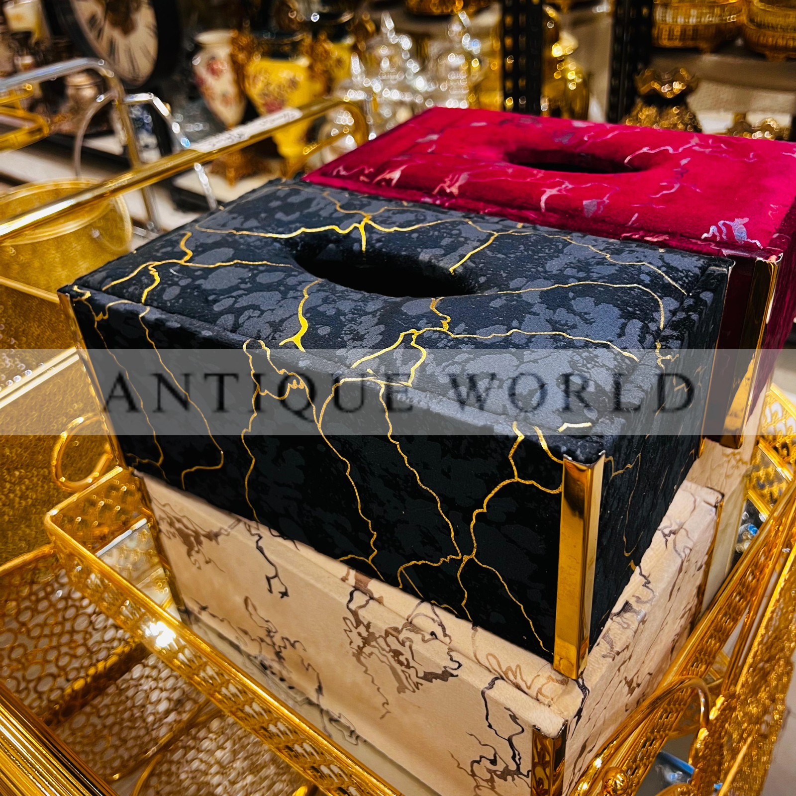 Leather Tissue Box