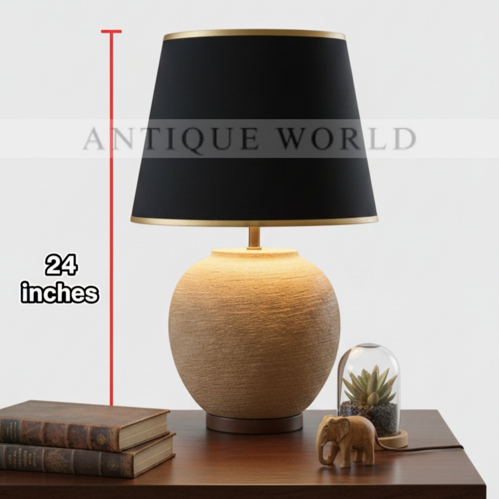 Rustic Terracotta Lamp