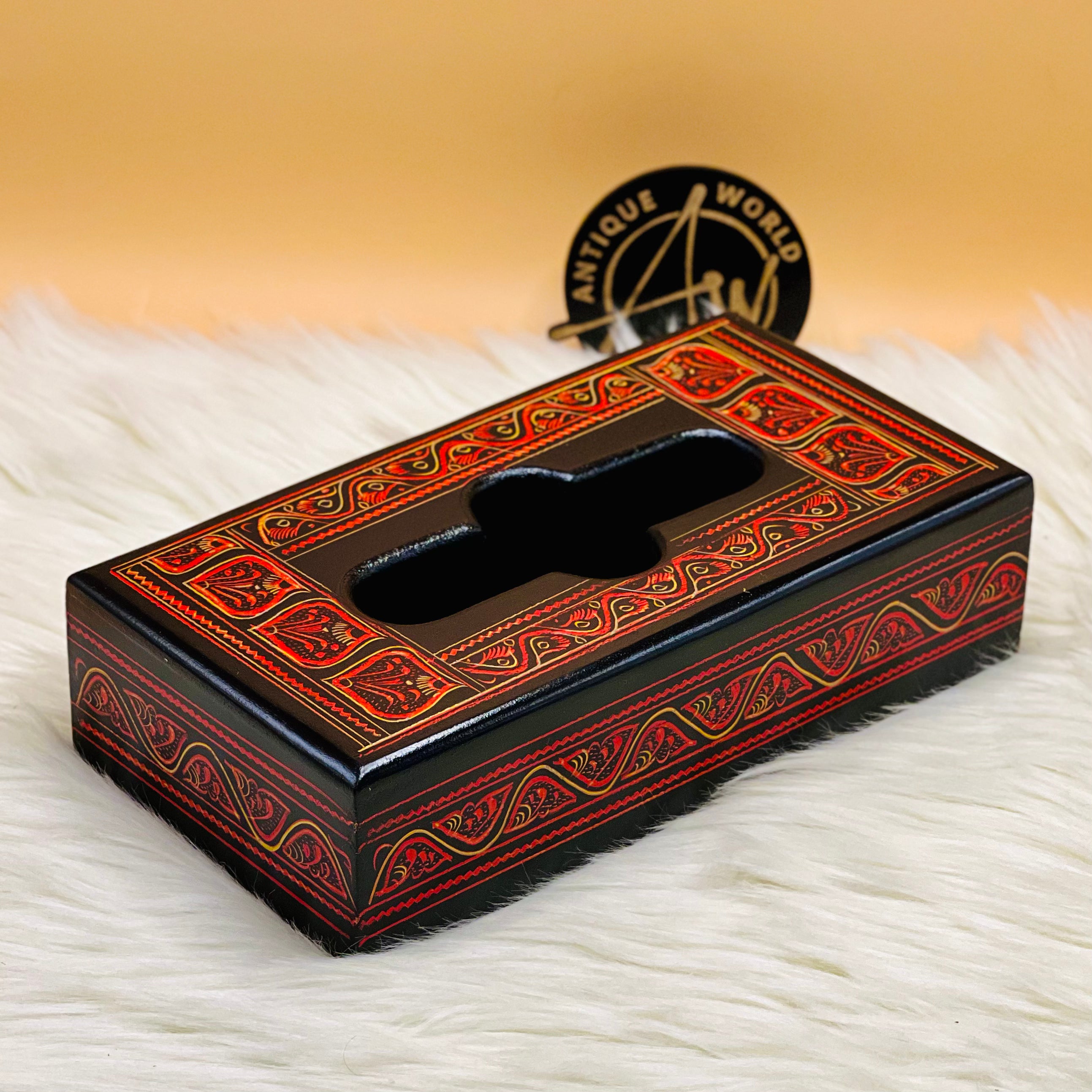Laquer Art Tissue Box