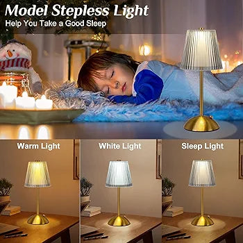 Portable LED Cordless Table Lamp with Touch Sensor