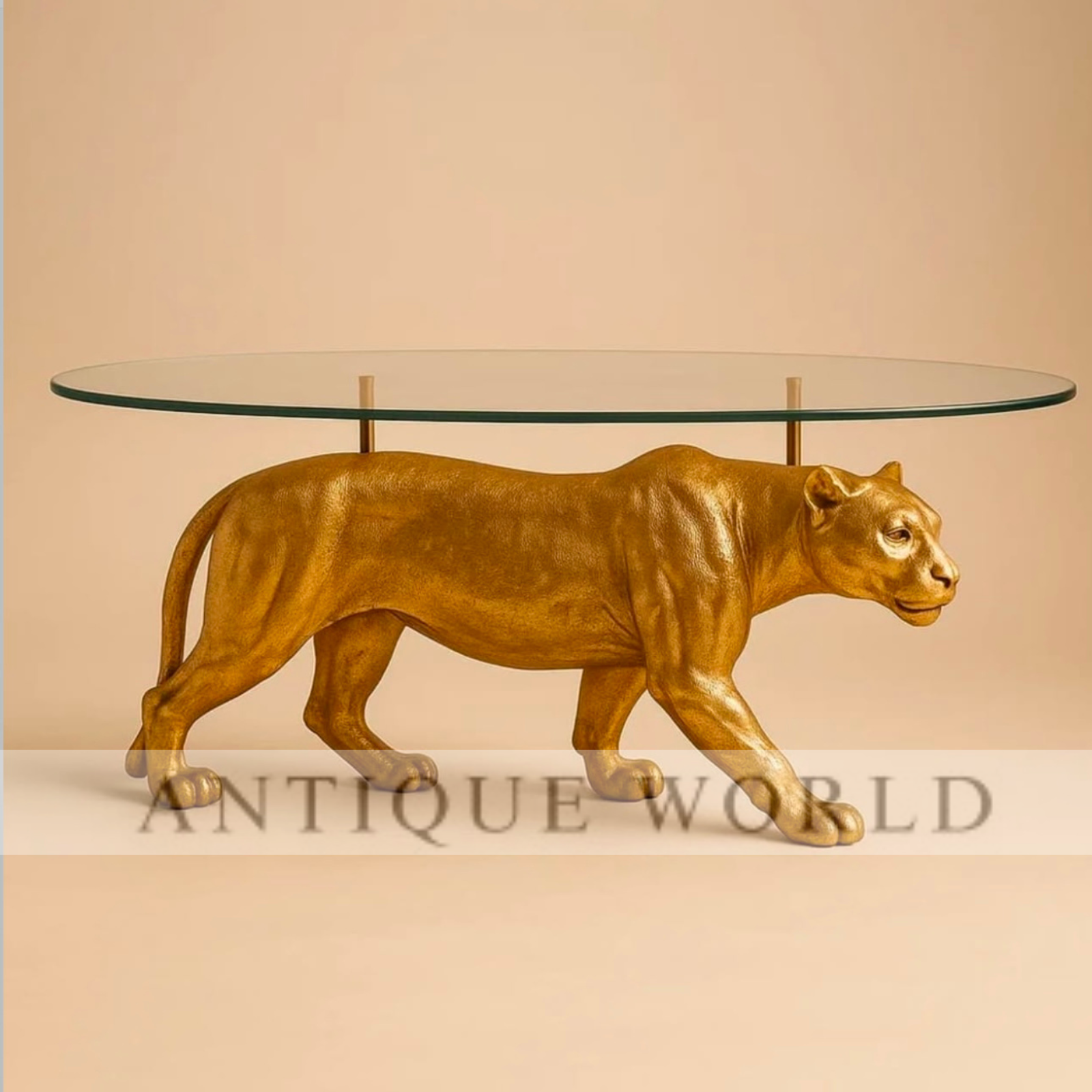 Panther Coffee Table Decor