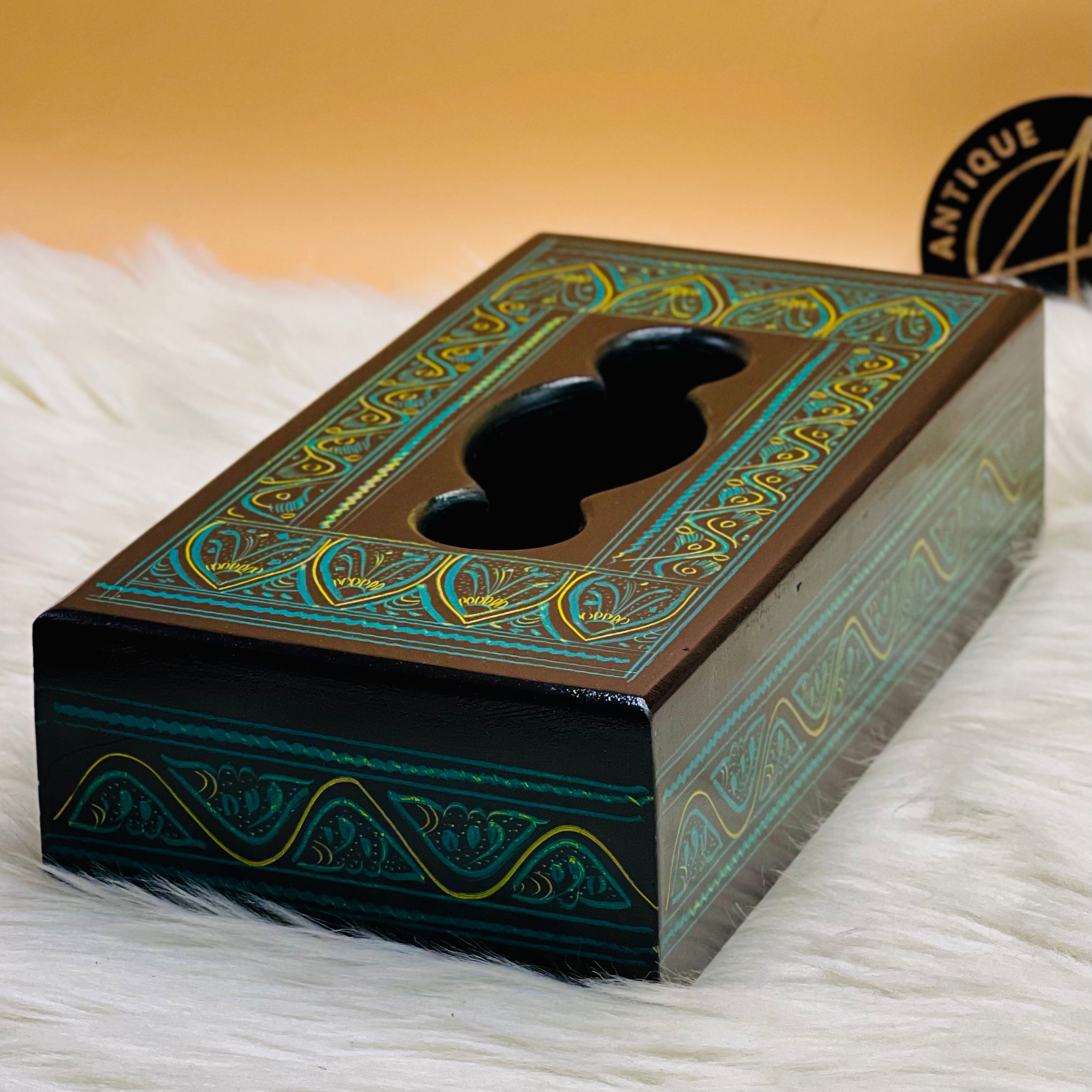 Laquer Art Tissue Box