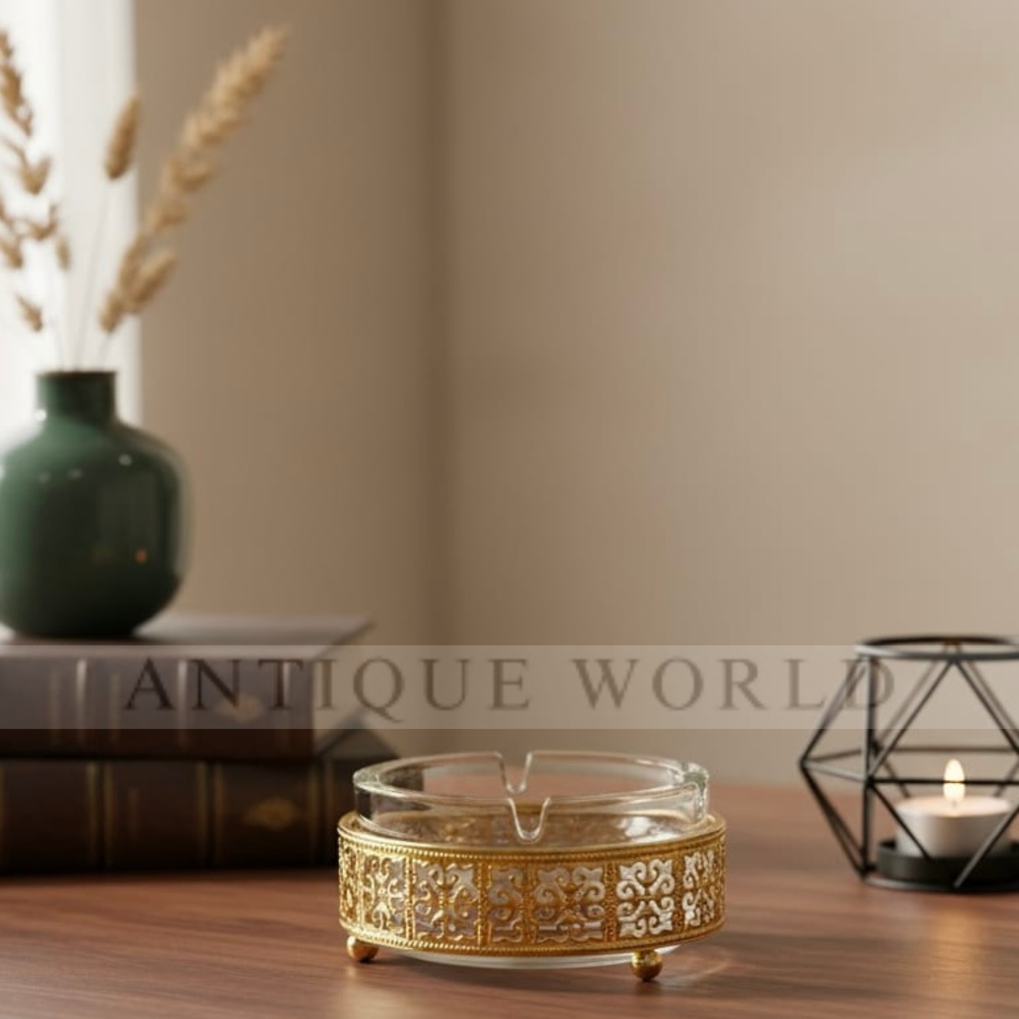 Regal Aura Glass Ashtray