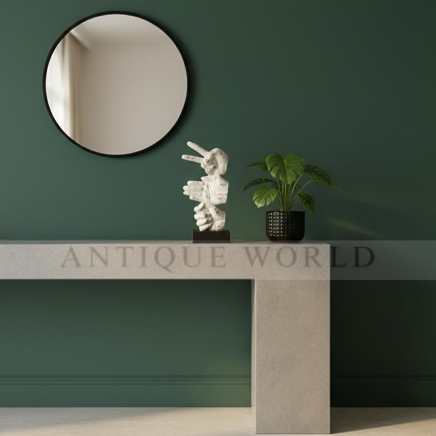 Modern Triple Hand Gesture Sculpture