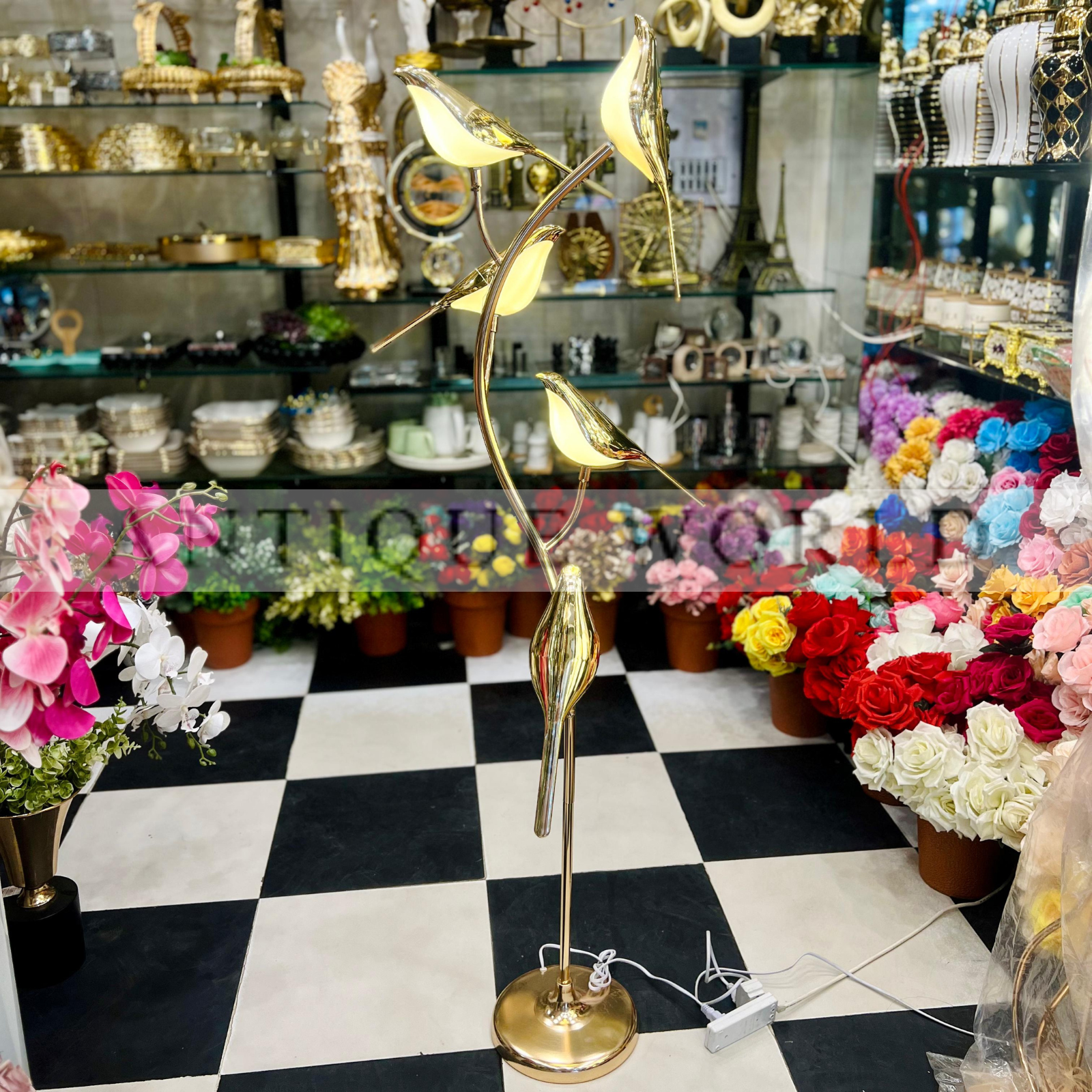 LED Dove Floor Lamp