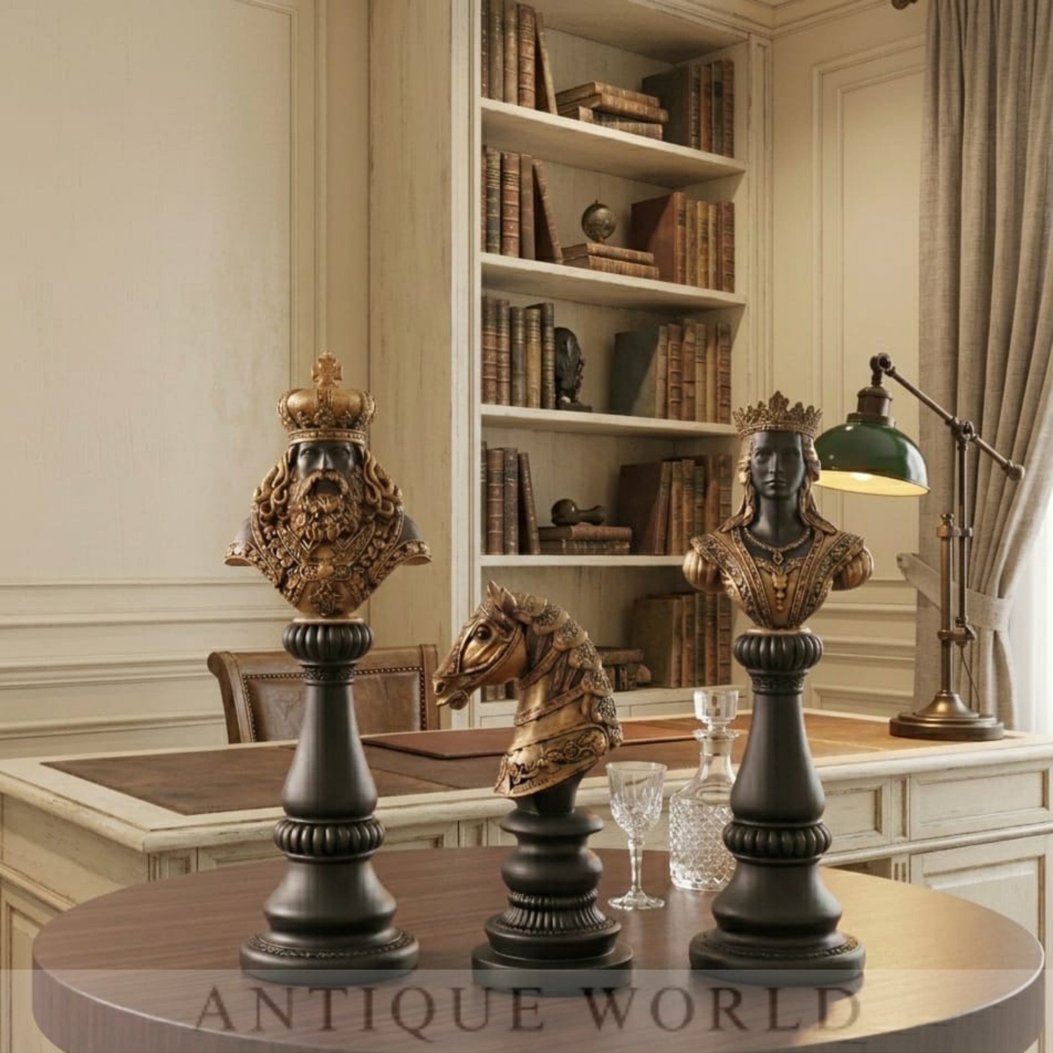 Artisan Chess Men Sculpture