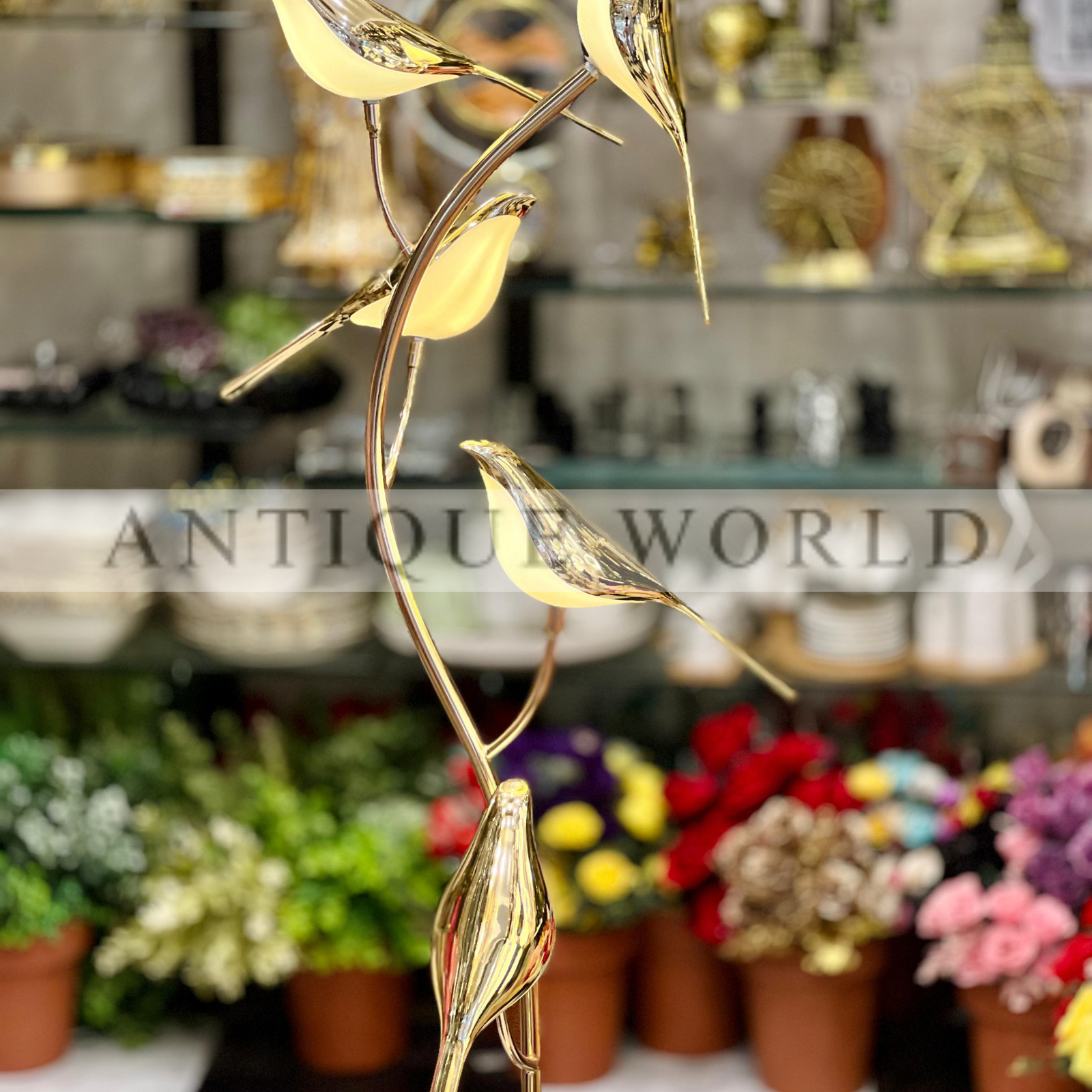 LED Dove Floor Lamp