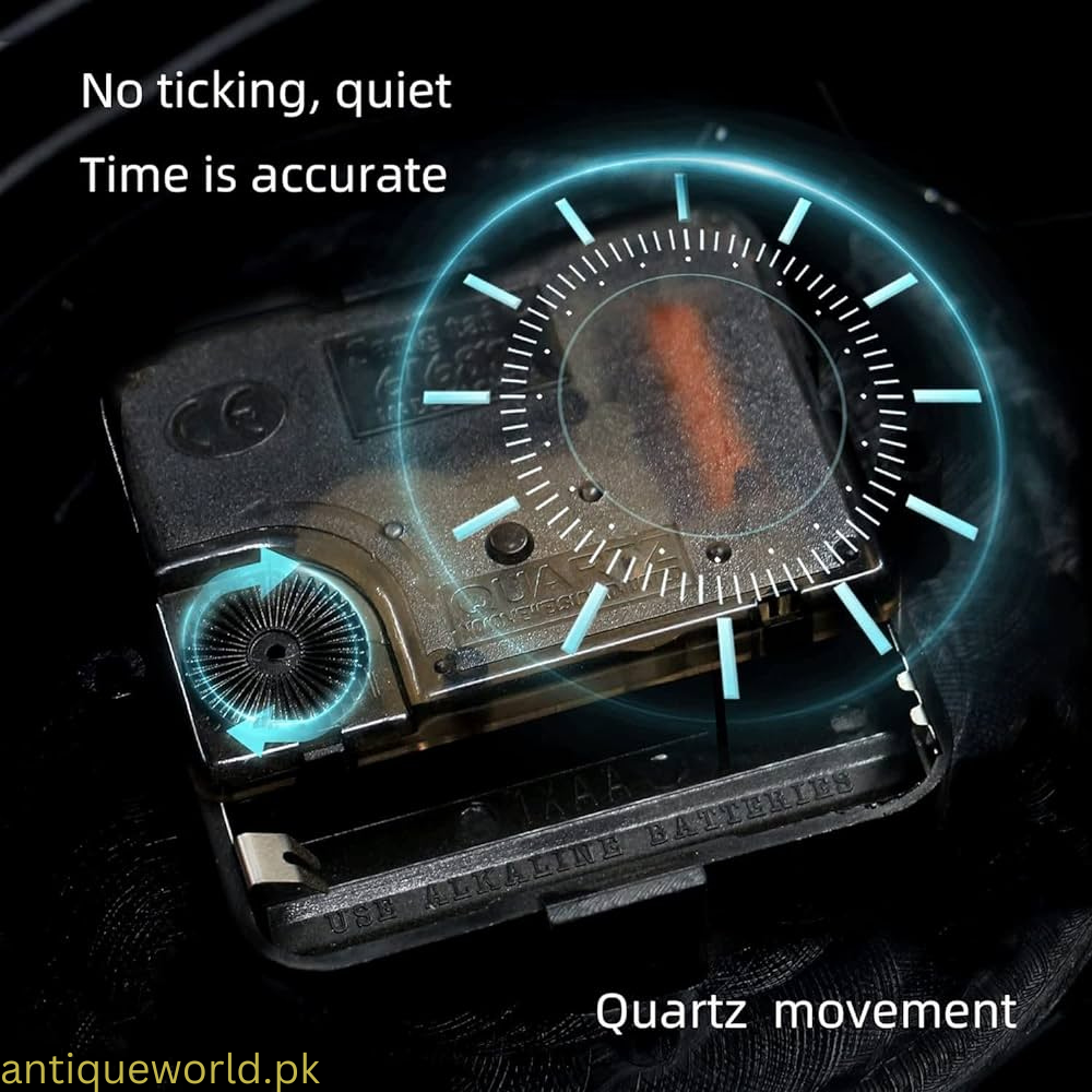 Retro Metal Motorcycle Table Clock