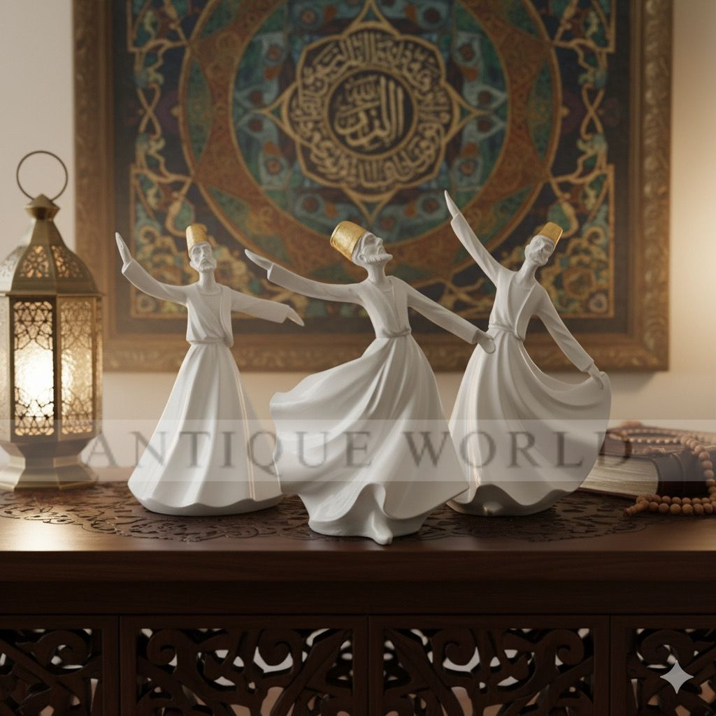 Classical Dervish  Art Sculpture( Set of 3)