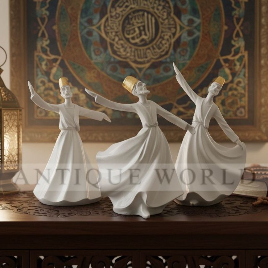 Classical Dervish Art Sculpture( Set of 3)