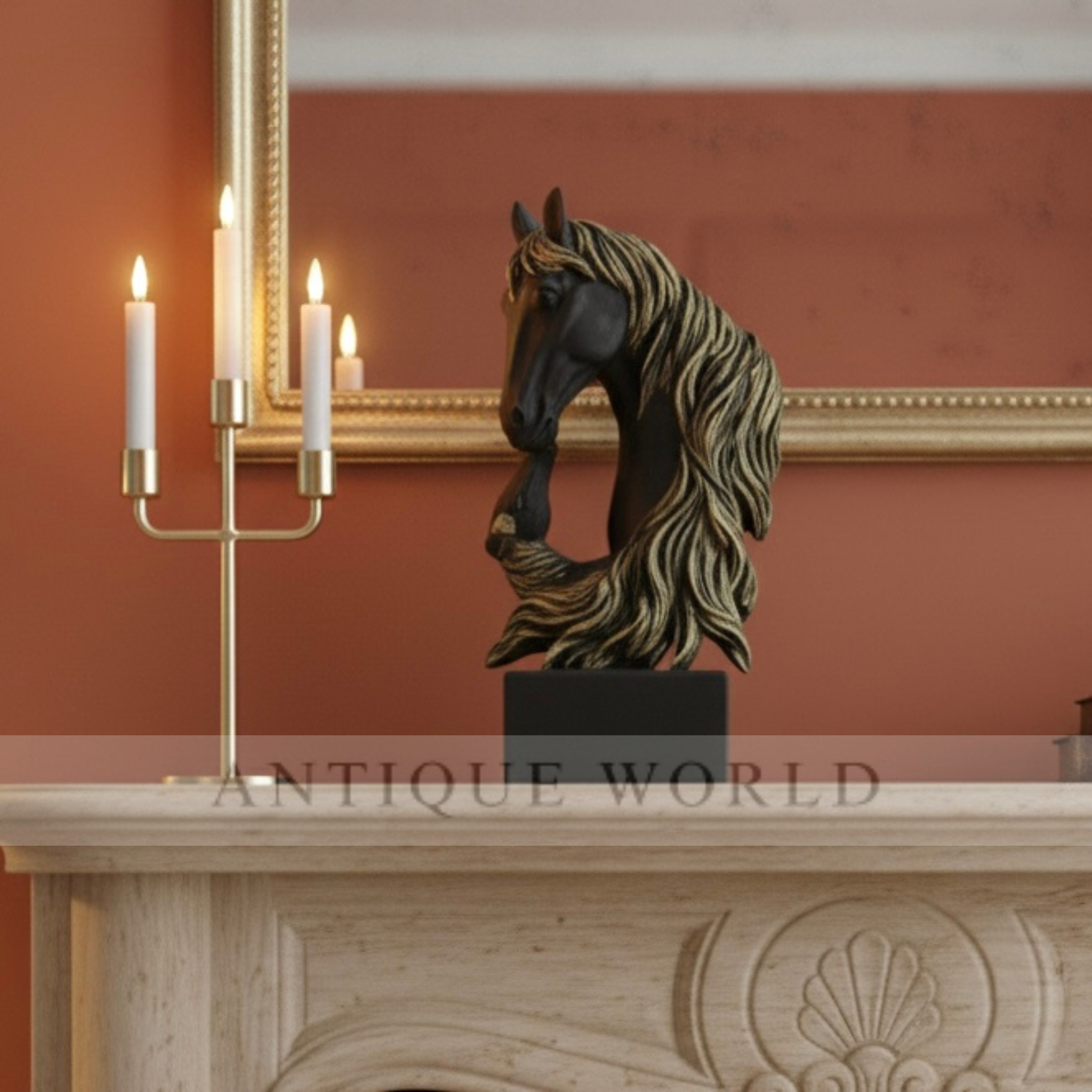 Majestic Steed Horse Sculpture