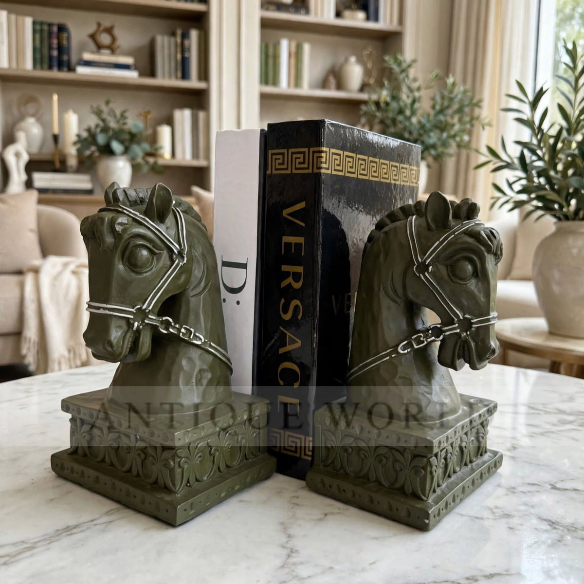 Vintage Horse Head Bookend