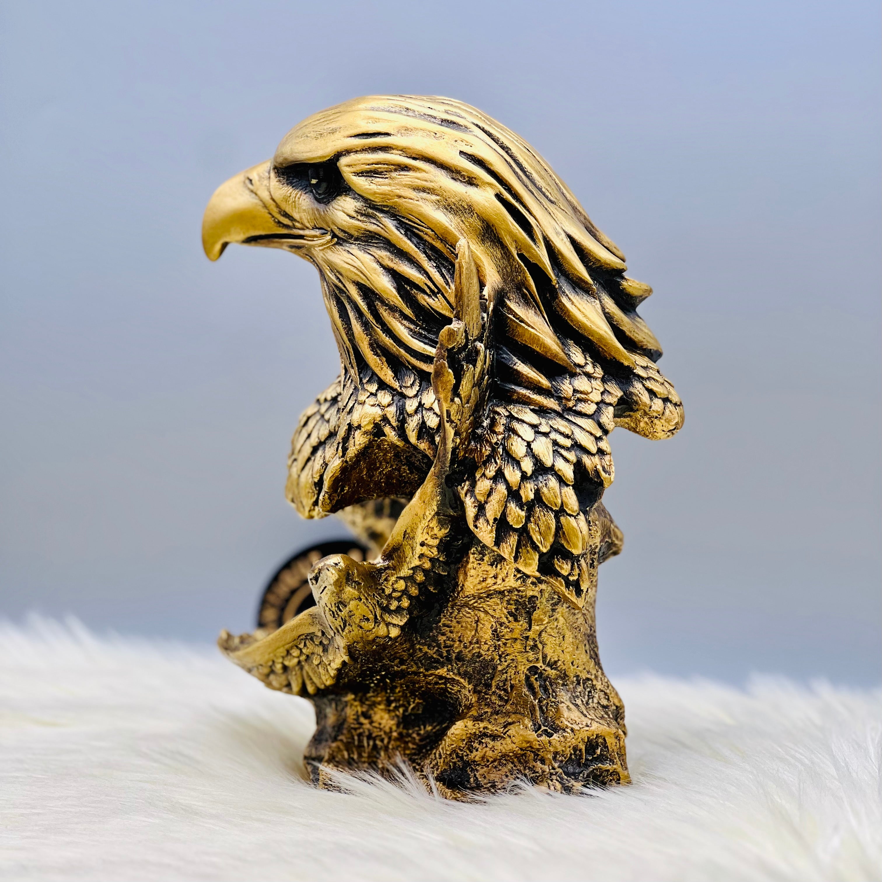 Majestic Hawk Statue