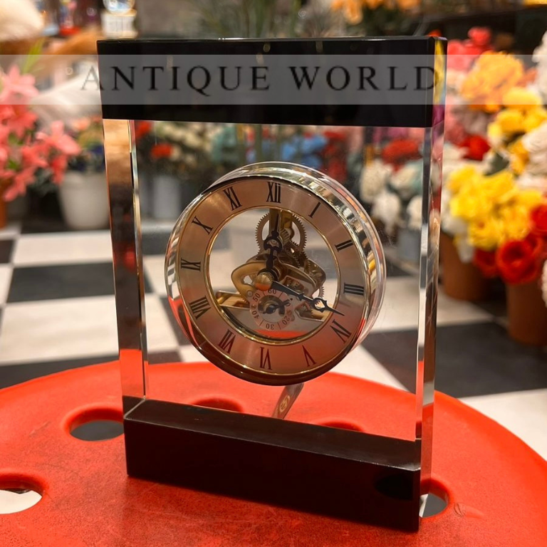 Crystal Gear Elegance Clock