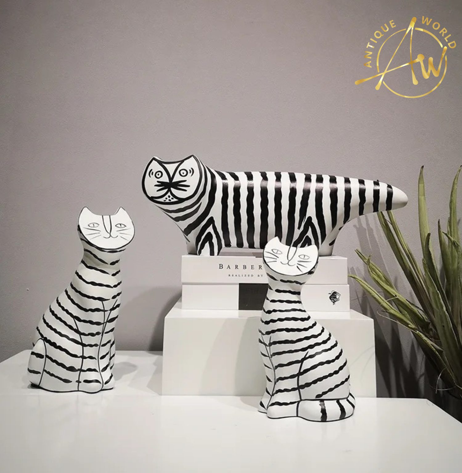 Egyptian Cats ( Pair Of 2)
