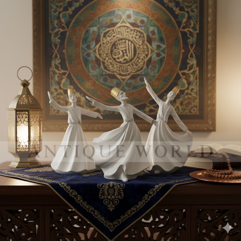Classical Dervish  Art Sculpture( Set of 3)