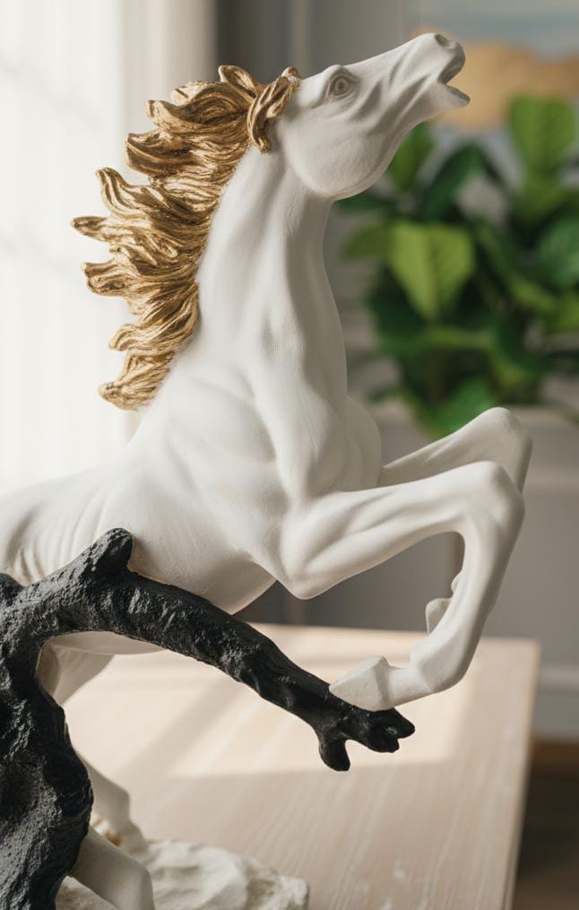 Jumping Horse Sculpture