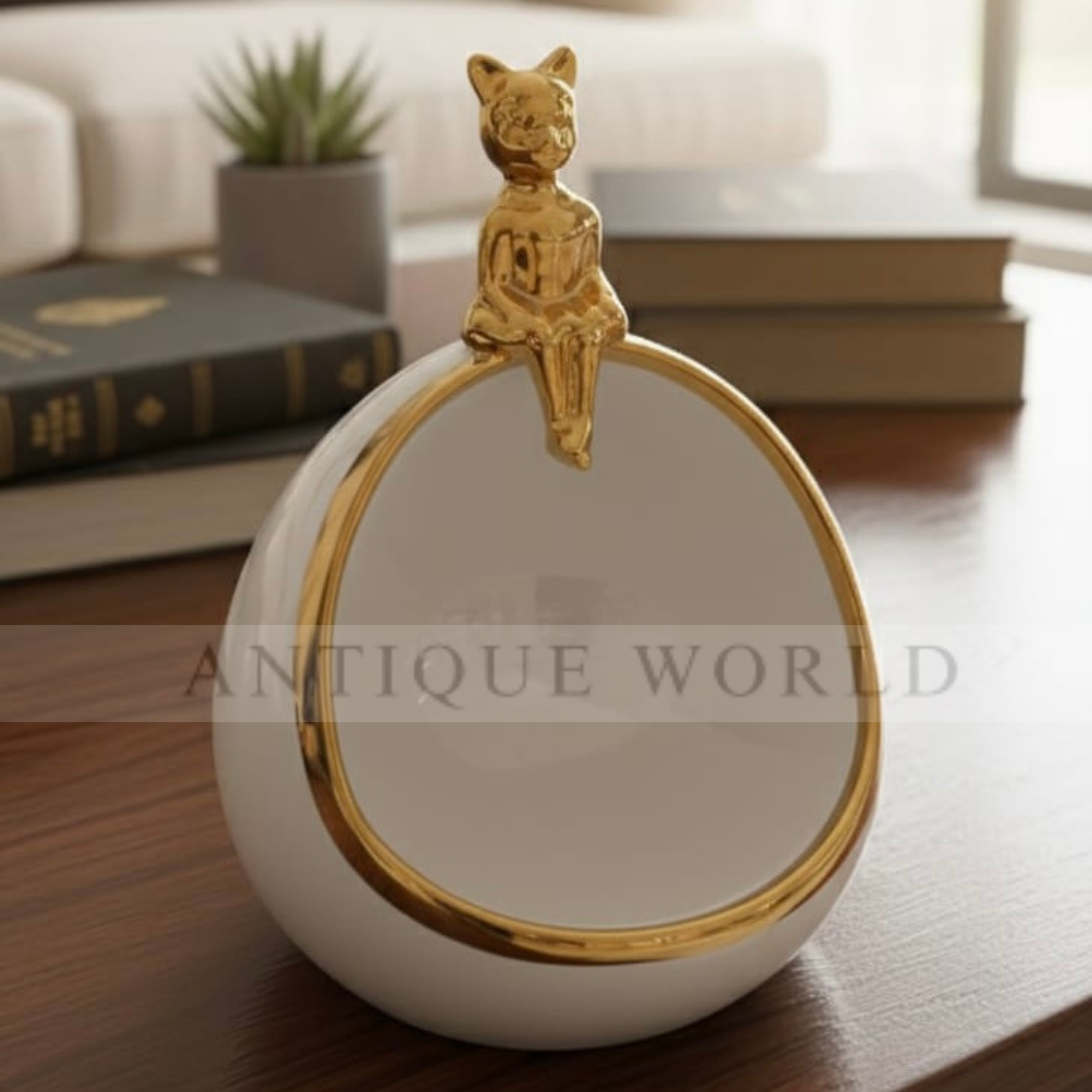 Golden Muse Ceramic Bowl